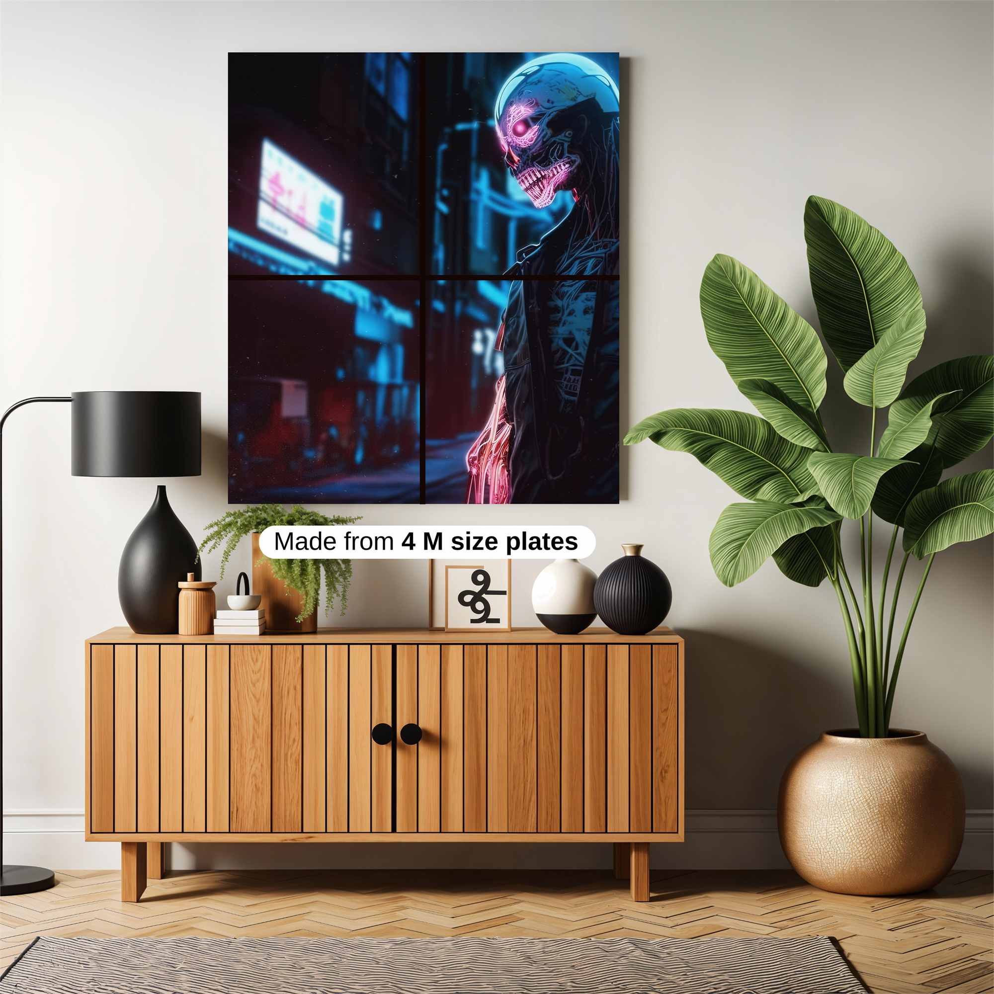 Neon Nightmare Safe Wall Magnetic / M