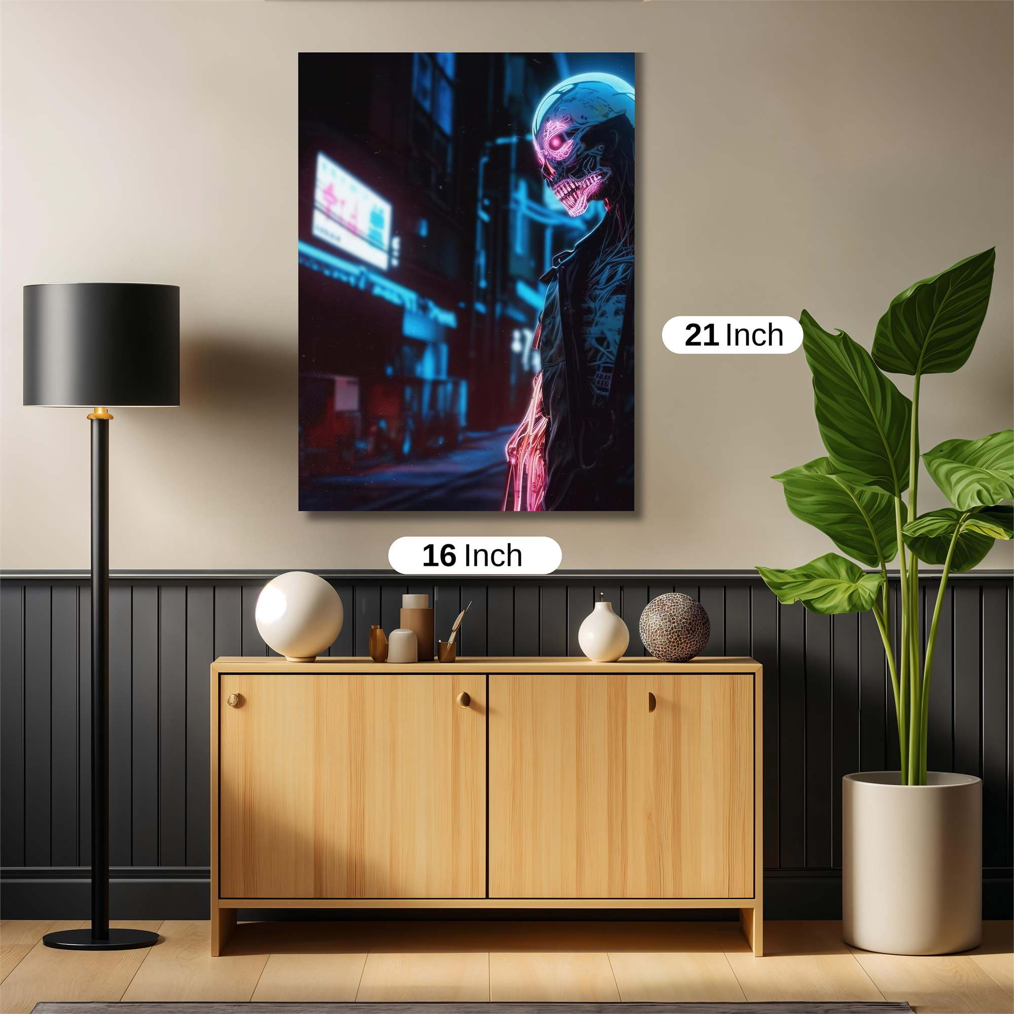 Neon Nightmare Safe Wall Magnetic / M