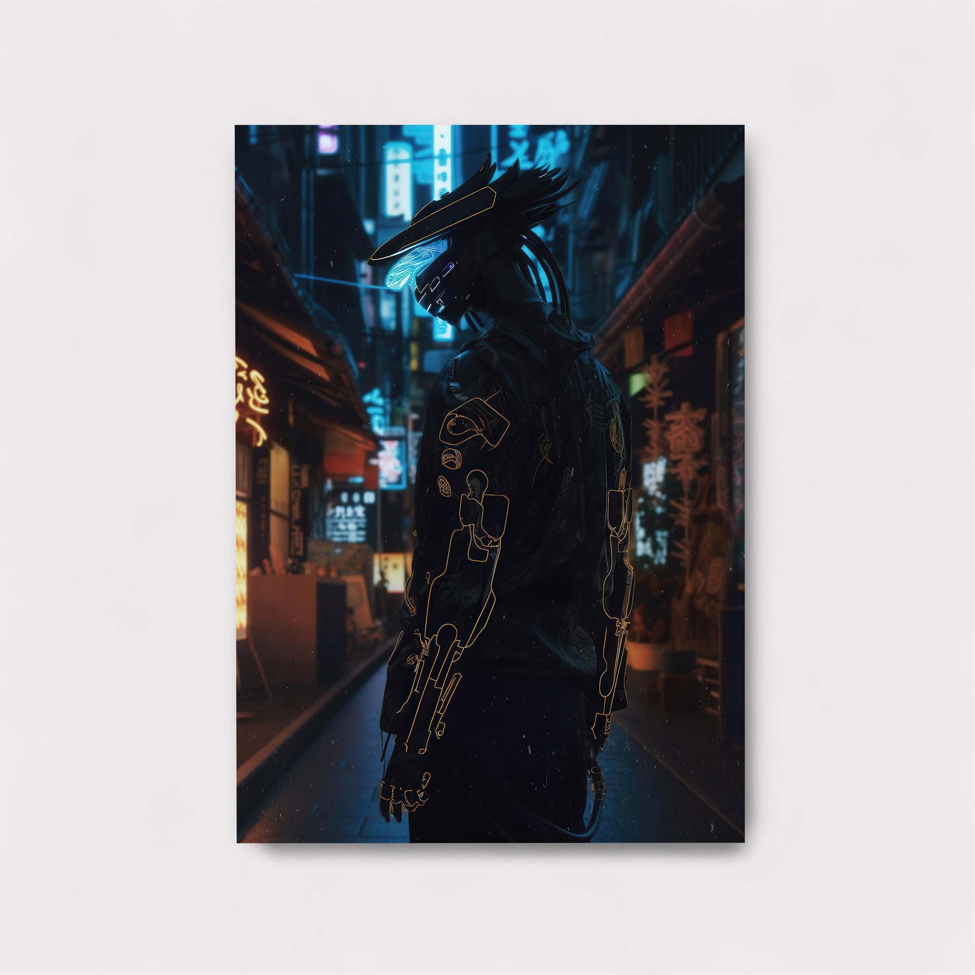 Neon Samurai Safe Wall Magnetic / M