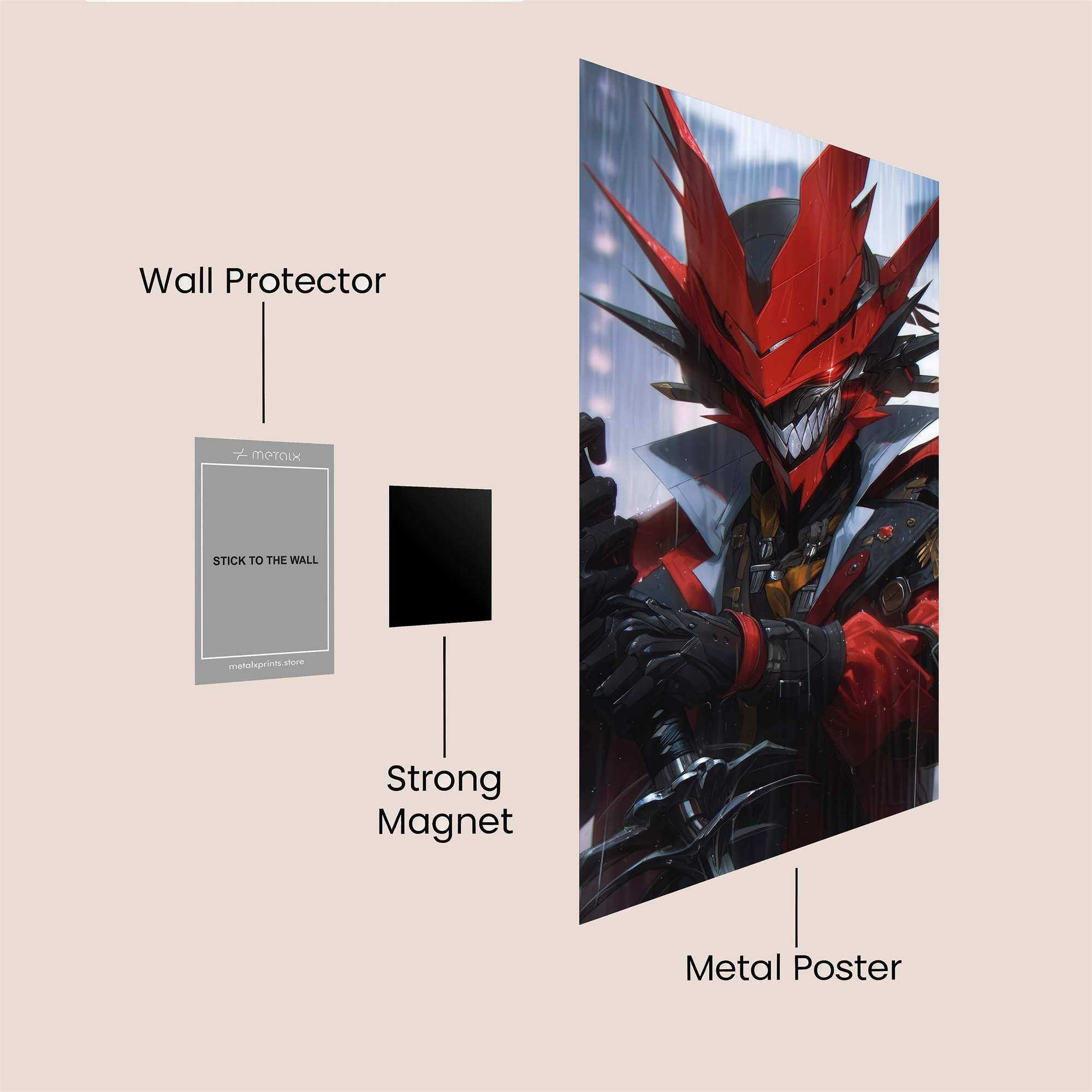 Demon Fury Safe Wall Magnetic / M