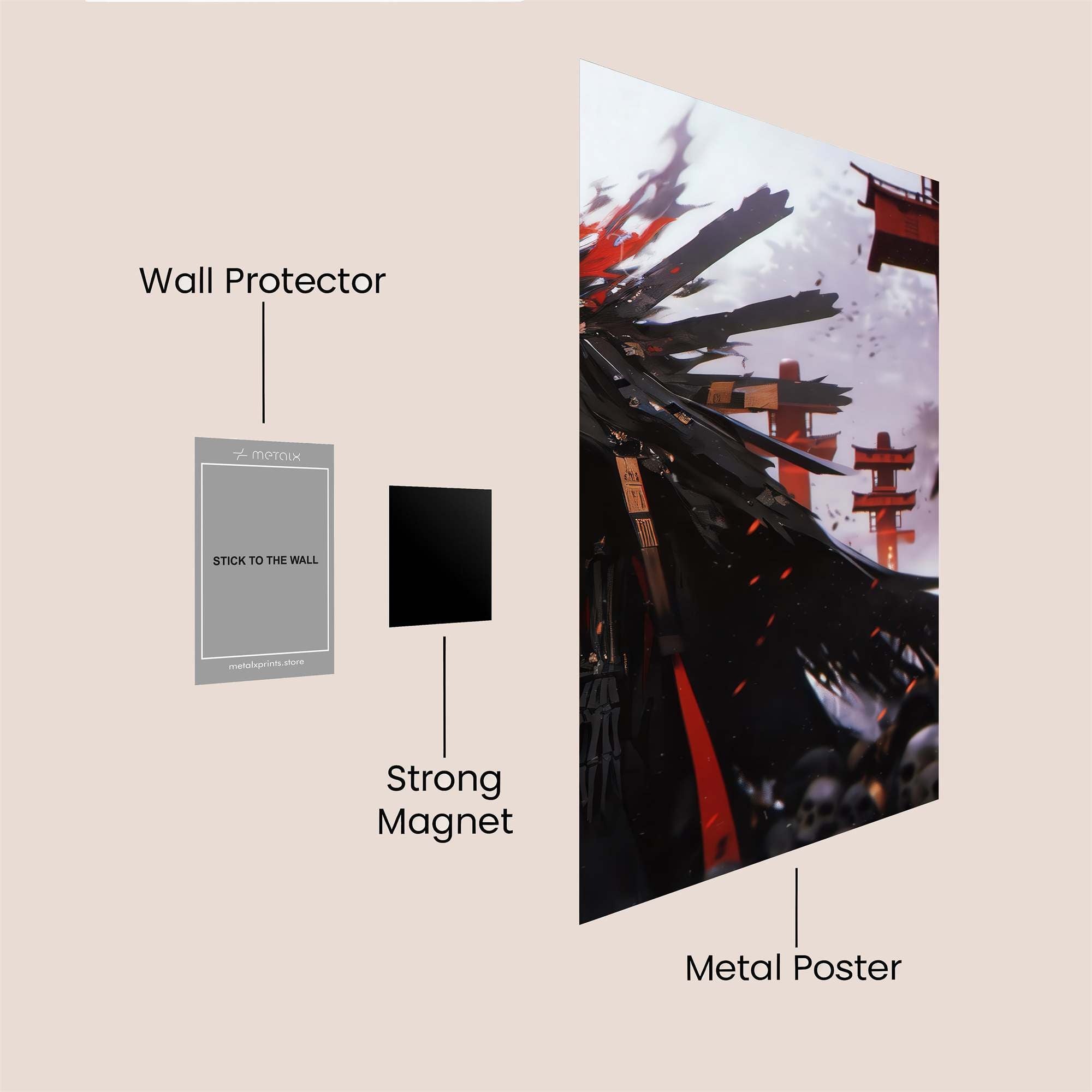 Skeleton Sovereign Safe Wall Magnetic / M