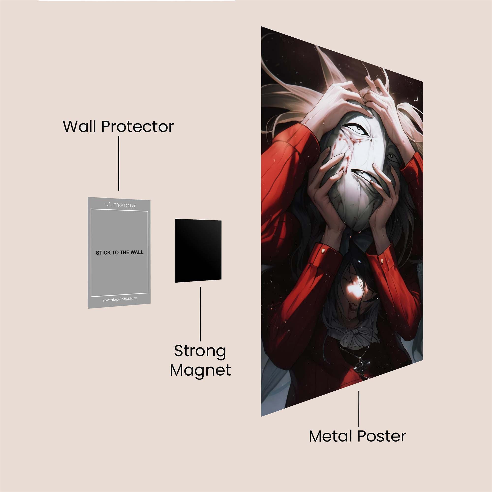 MaskedDespair Safe Wall Magnetic / M