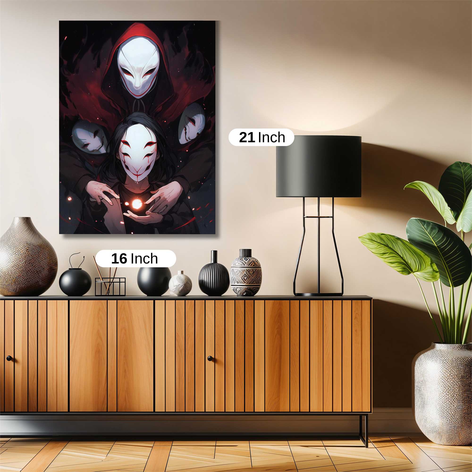 Masked Mystery Safe Wall Magnetic / M