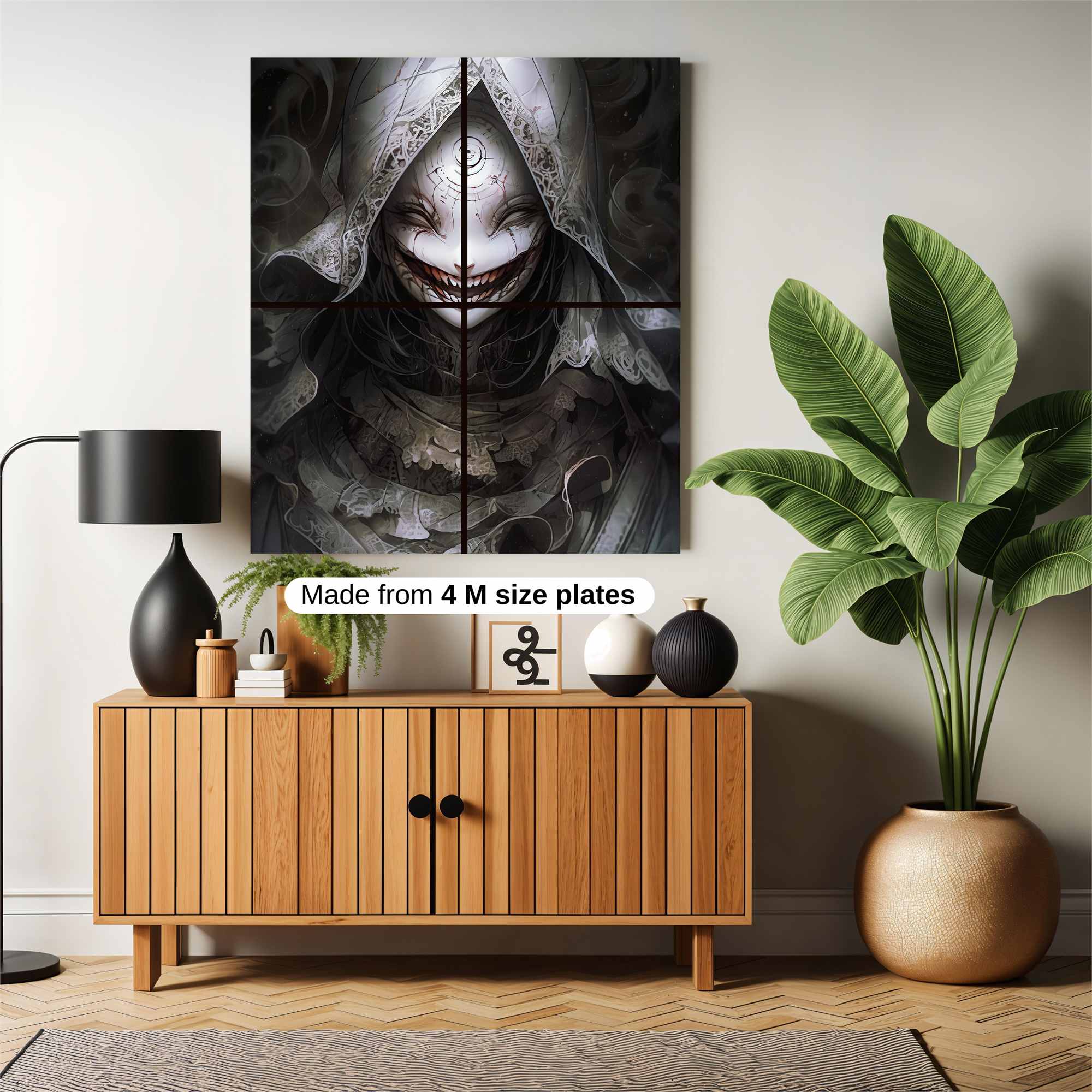 Grinning Gloom Safe Wall Magnetic / M