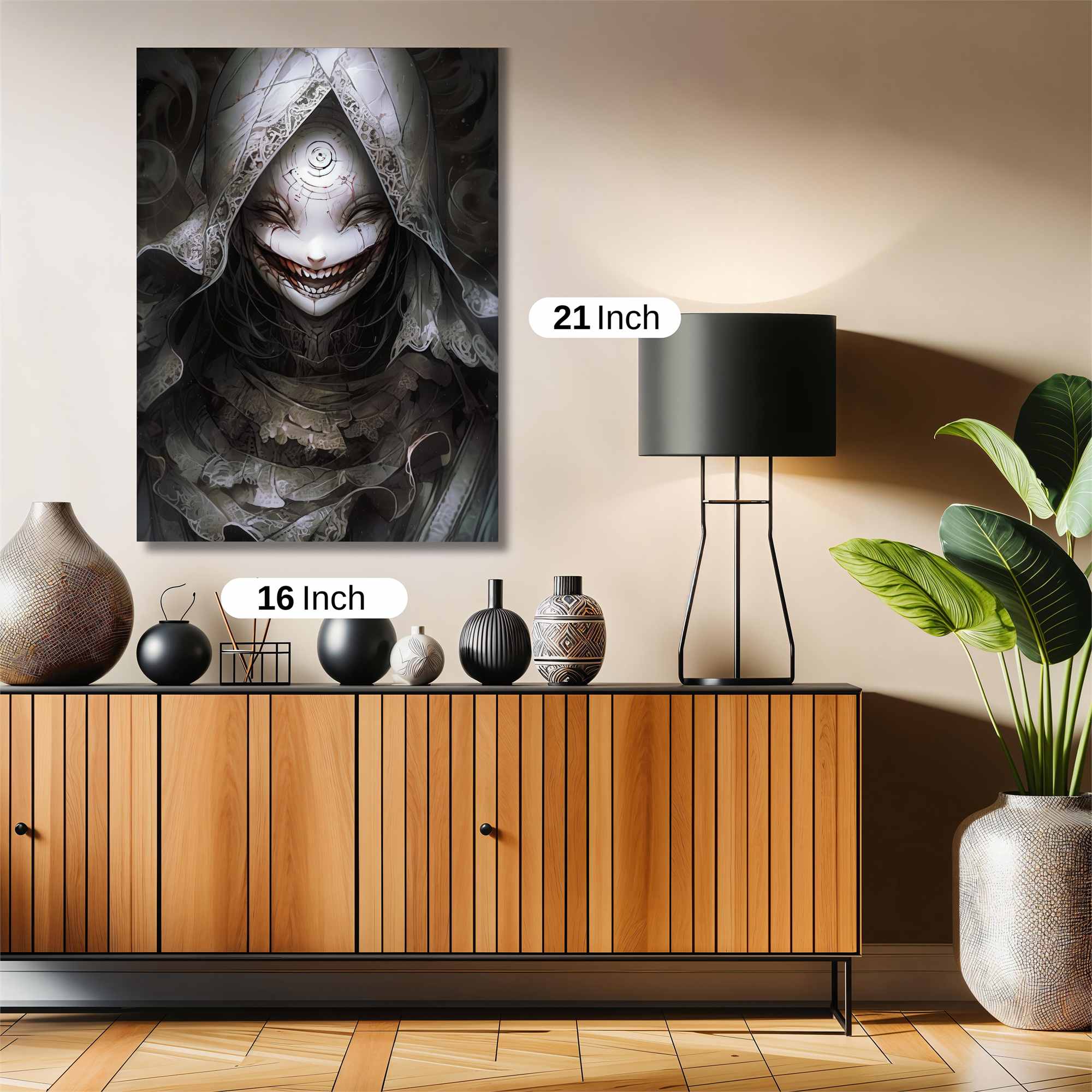 Grinning Gloom Safe Wall Magnetic / M