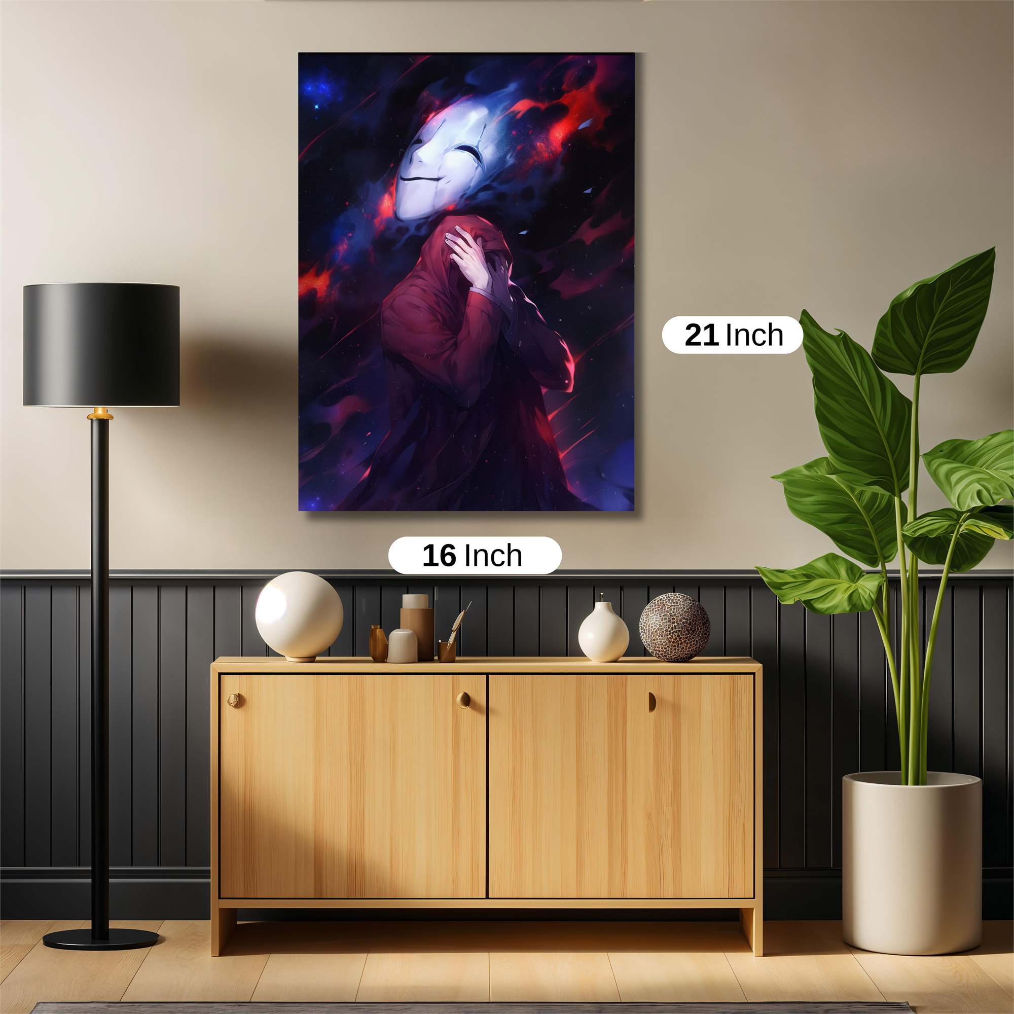 Masked Serenity Safe Wall Magnetic / M