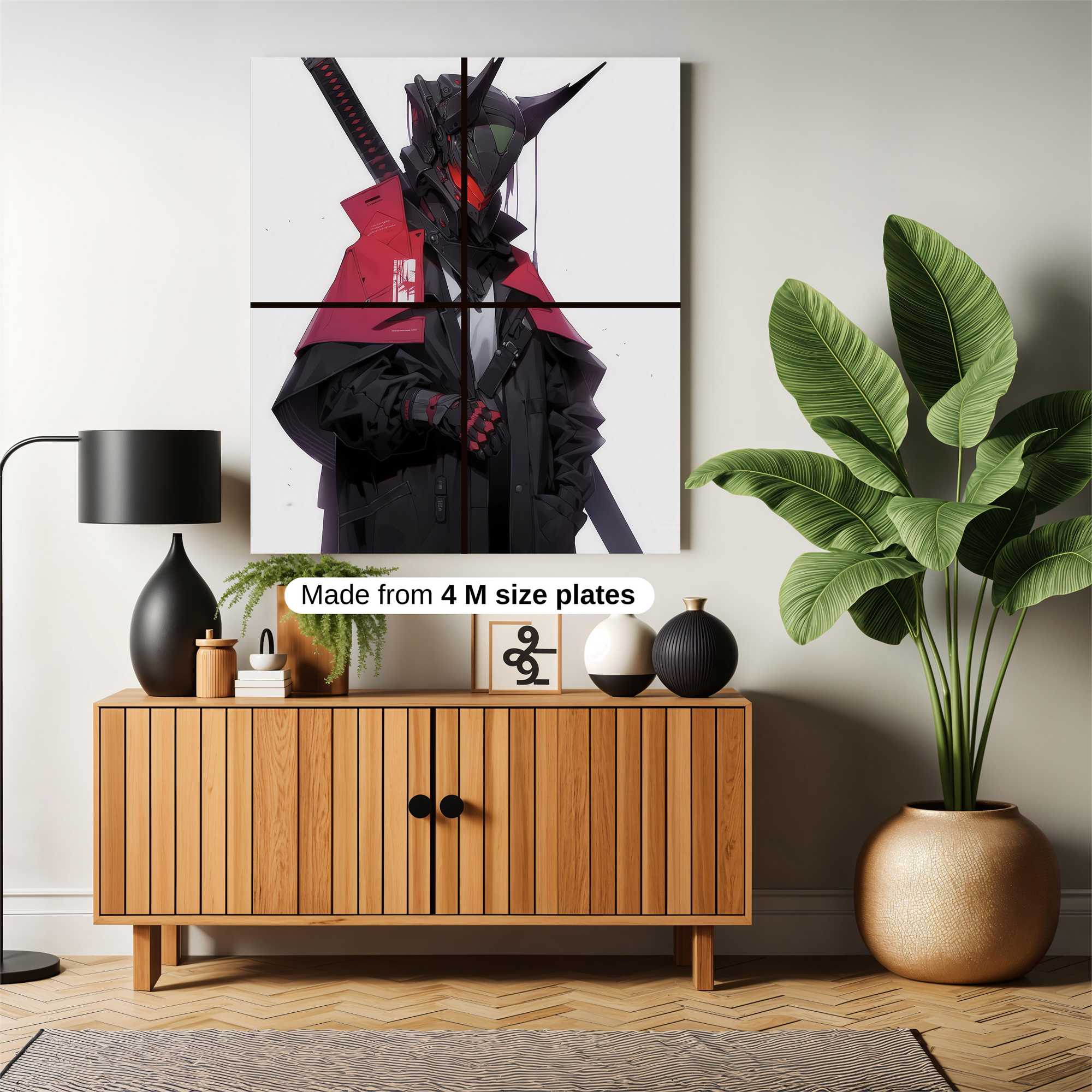 Samurai Stealth Safe Wall Magnetic / M