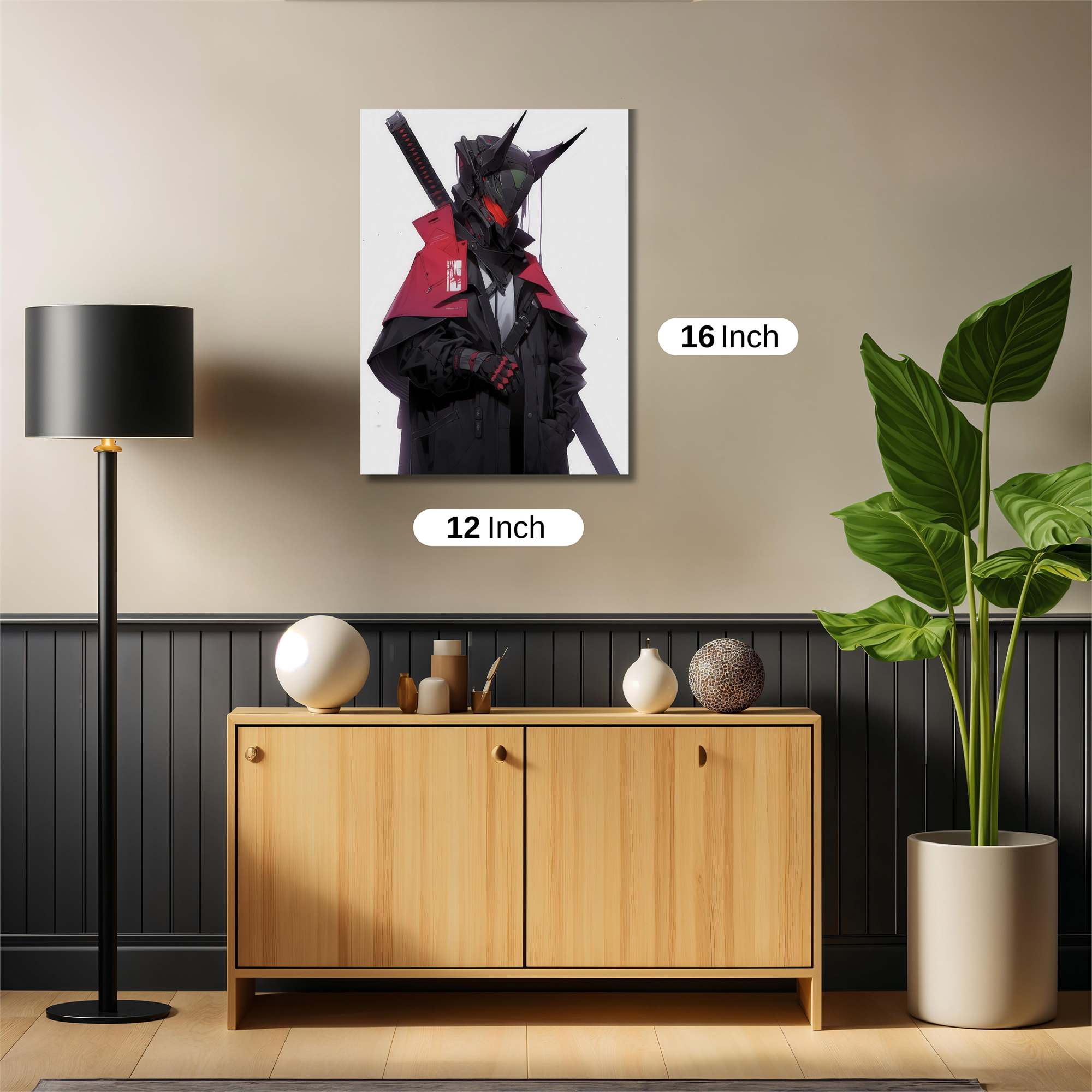 Samurai Stealth Safe Wall Magnetic / M