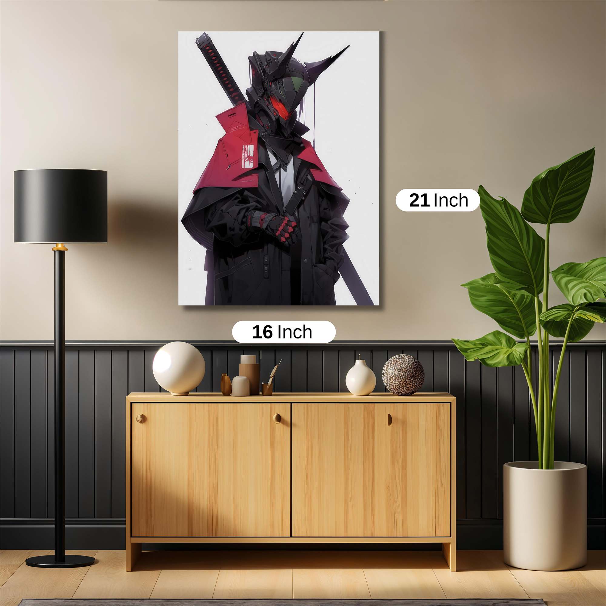 Samurai Stealth Safe Wall Magnetic / M