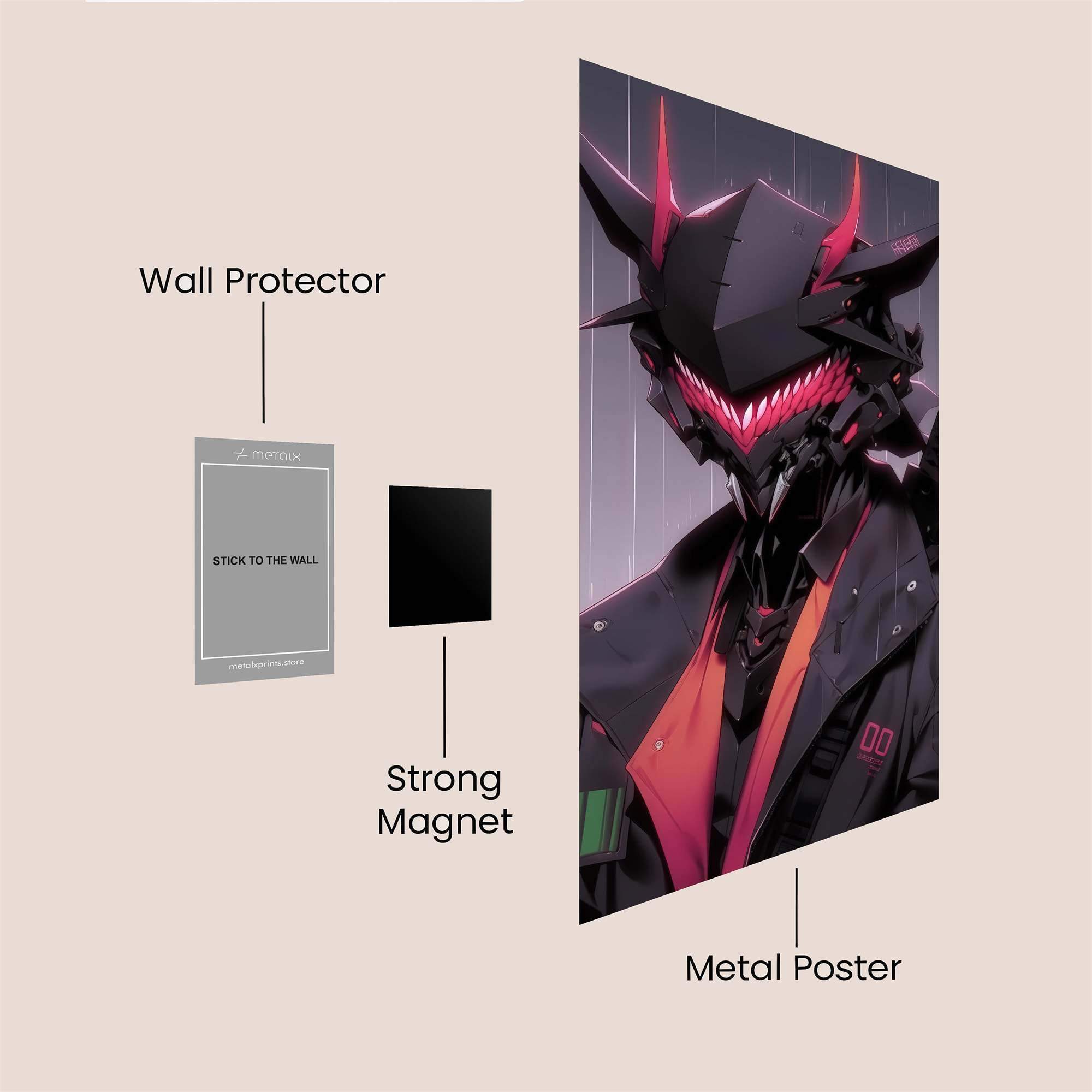 Demon Elegance Safe Wall Magnetic / M