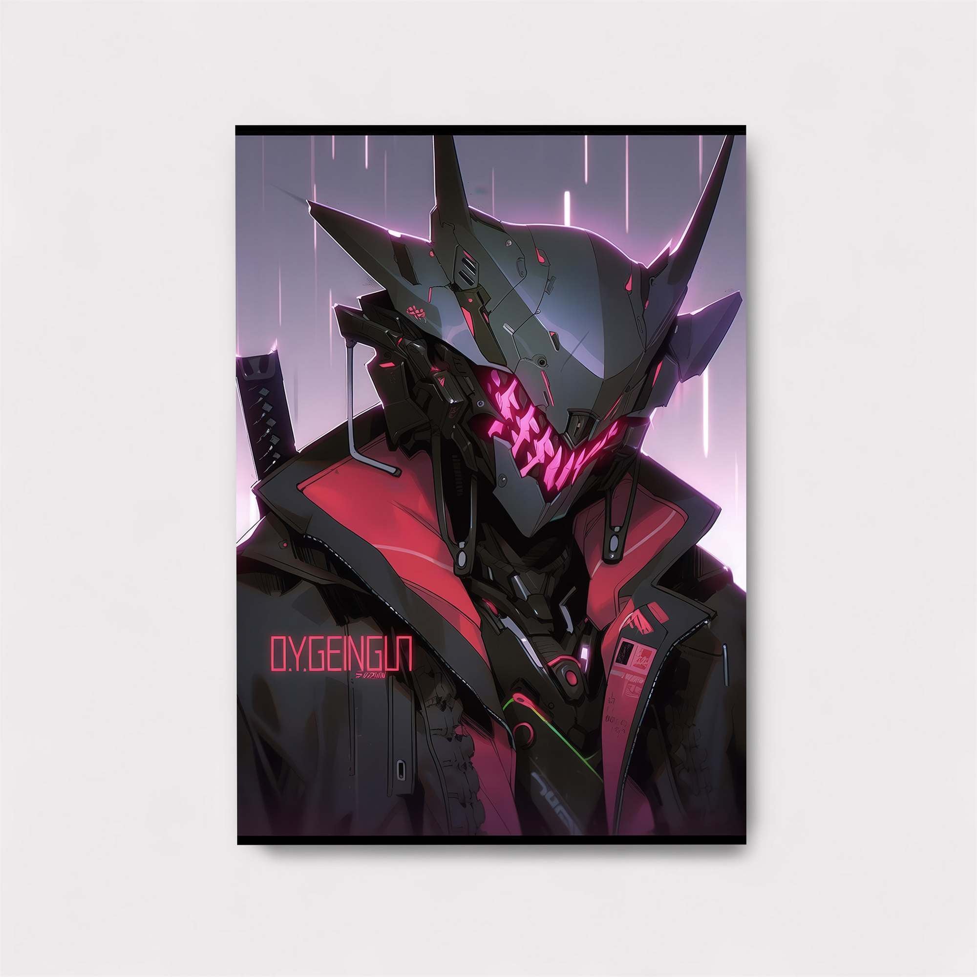 Neon Samurai Safe Wall Magnetic / M