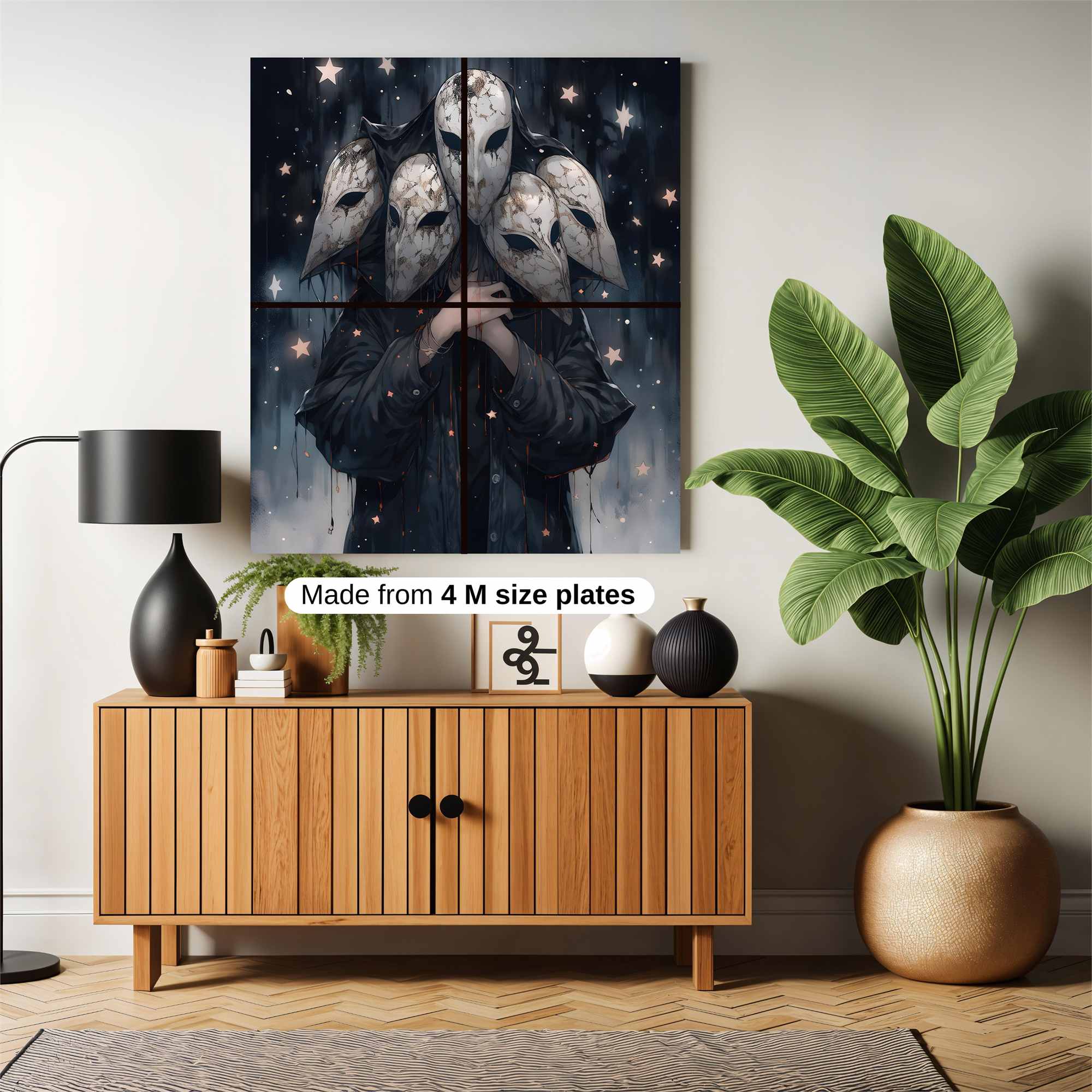 Masks Melancholy Safe Wall Magnetic / M