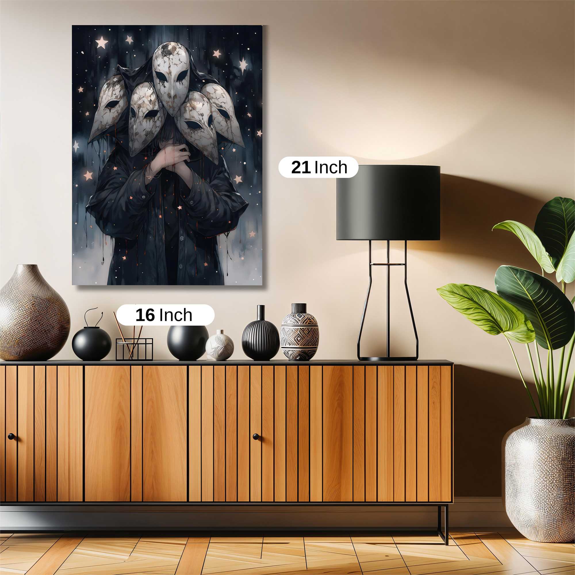 Masks Melancholy Safe Wall Magnetic / M