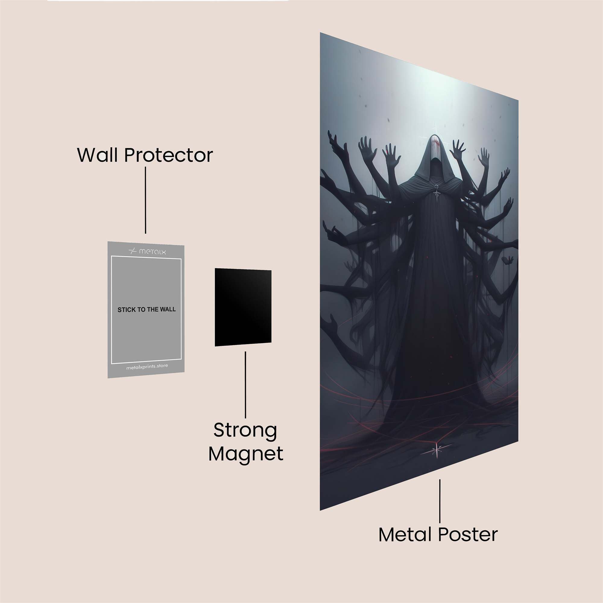 Dread Entity Safe Wall Magnetic / M