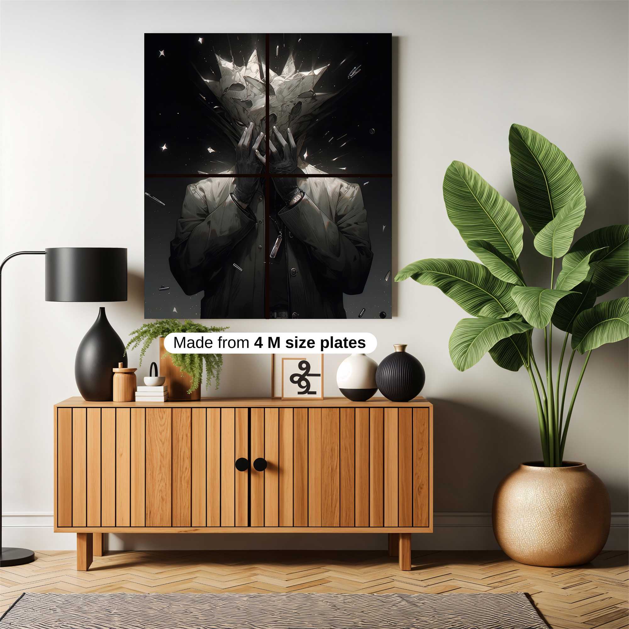 Crown Shattered Safe Wall Magnetic / M