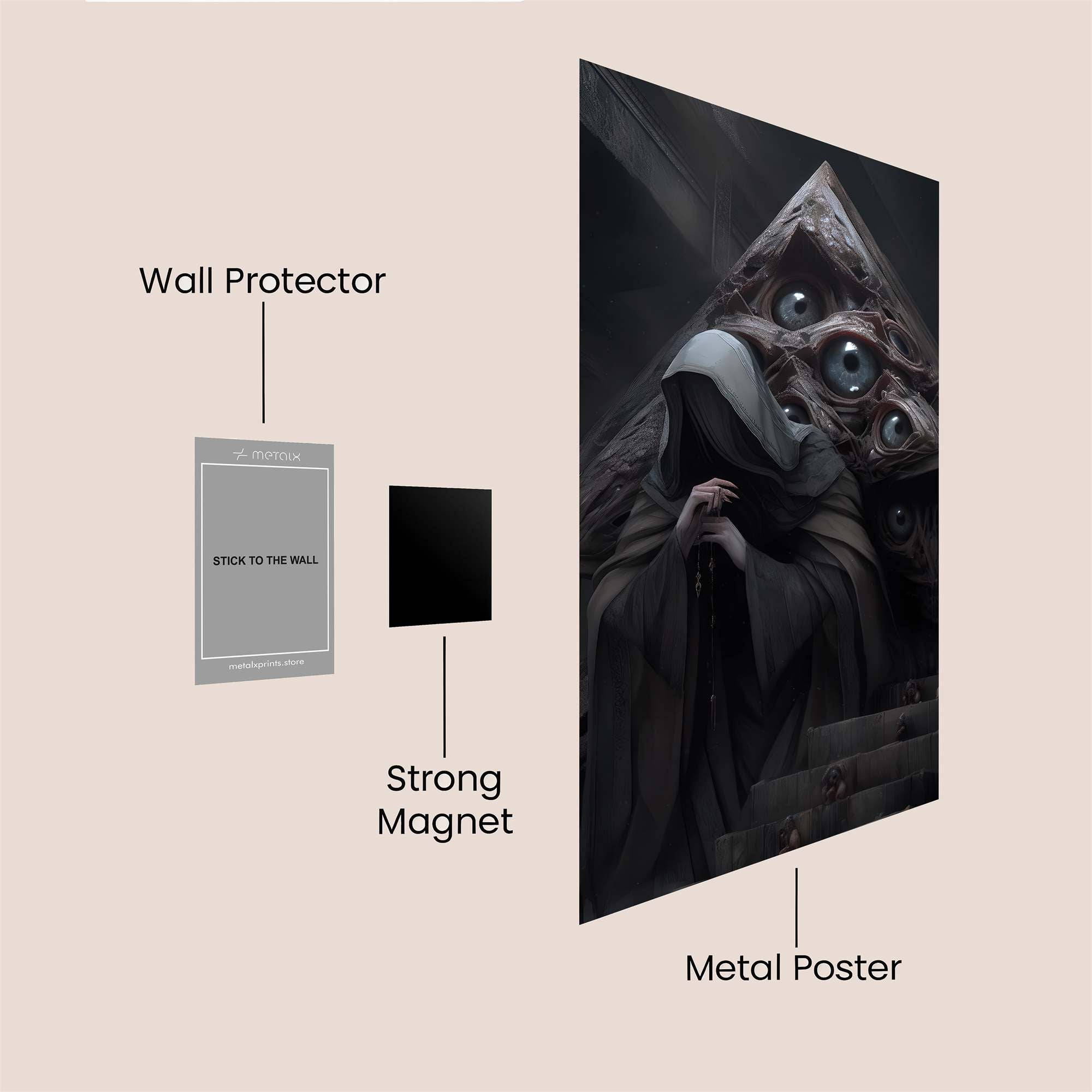 Pyramidic Dread Safe Wall Magnetic / M