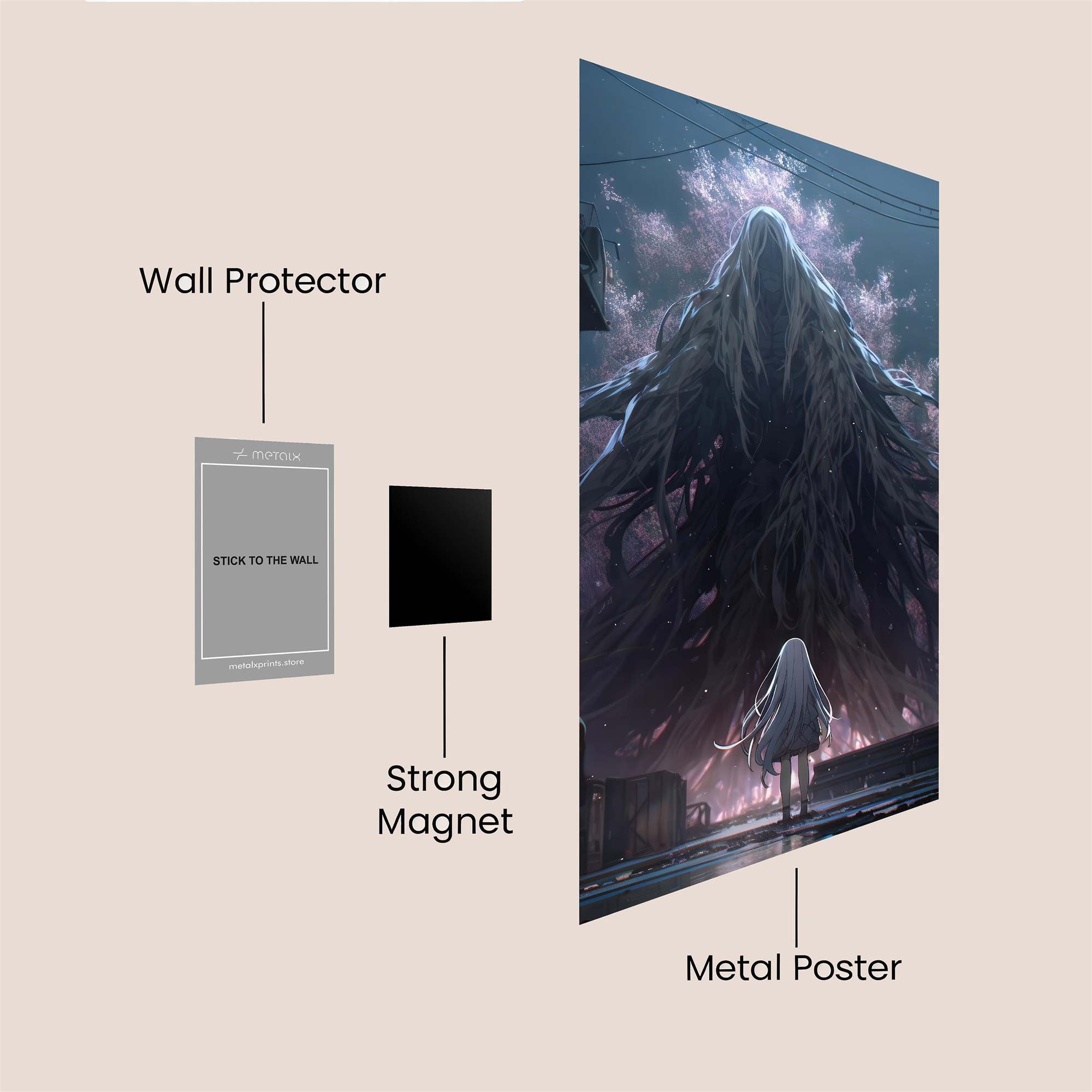 Shadow Dread Safe Wall Magnetic / M