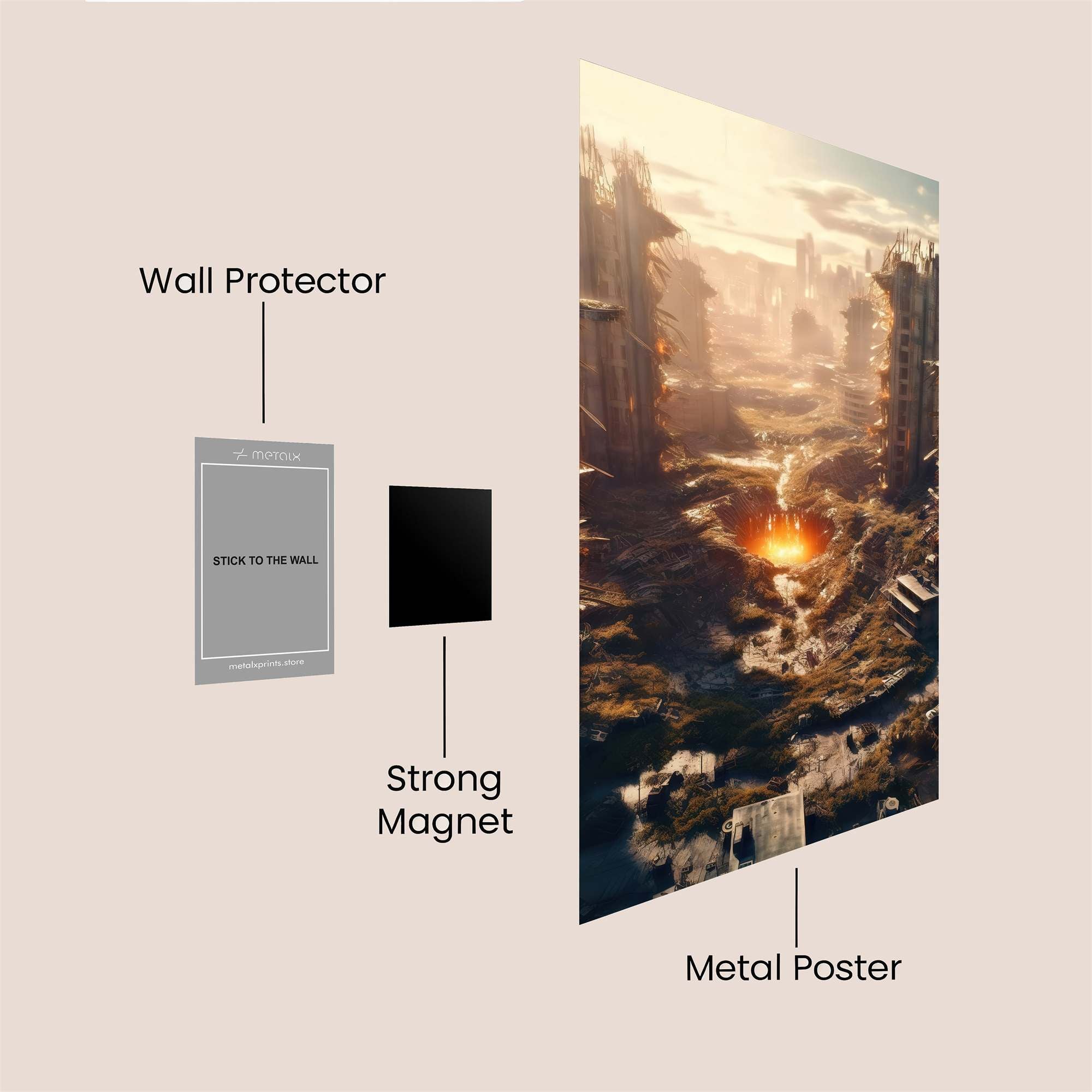 Apocalypse Dawn Safe Wall Magnetic / M