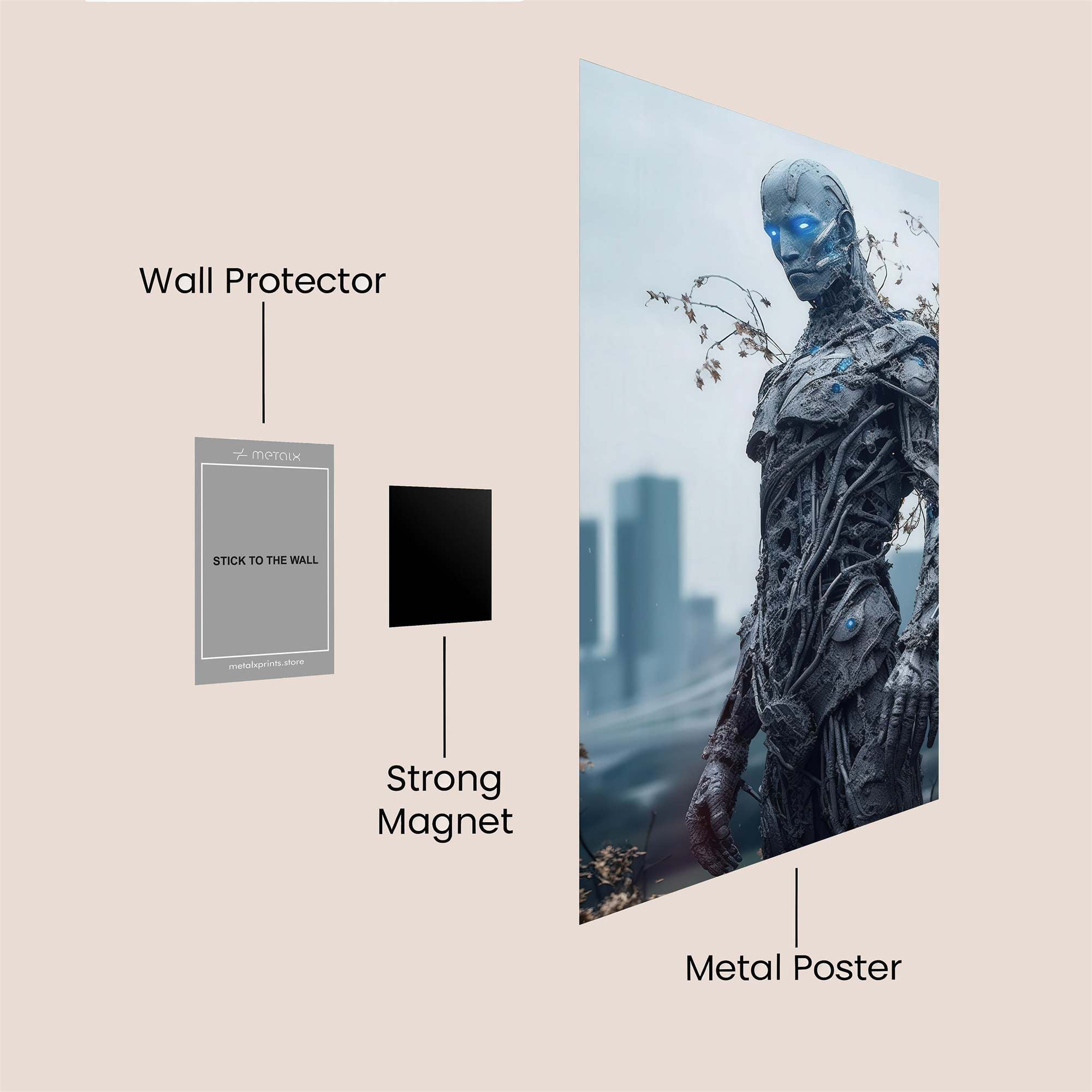 Vision Desolate Safe Wall Magnetic / M