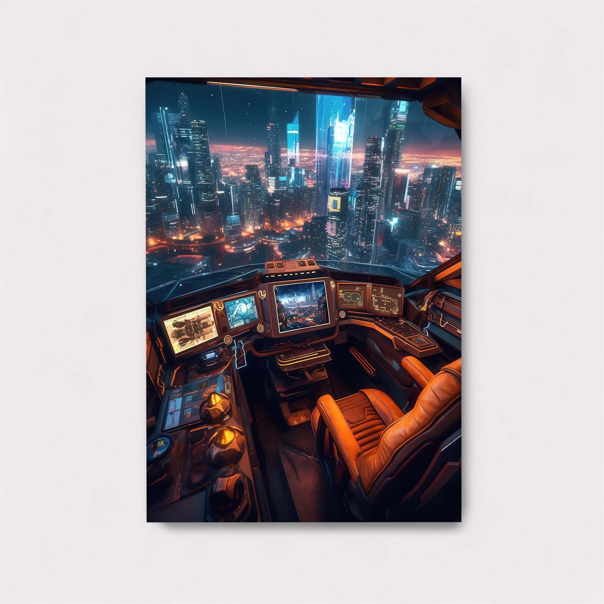 Neon Serenity Safe Wall Magnetic / M