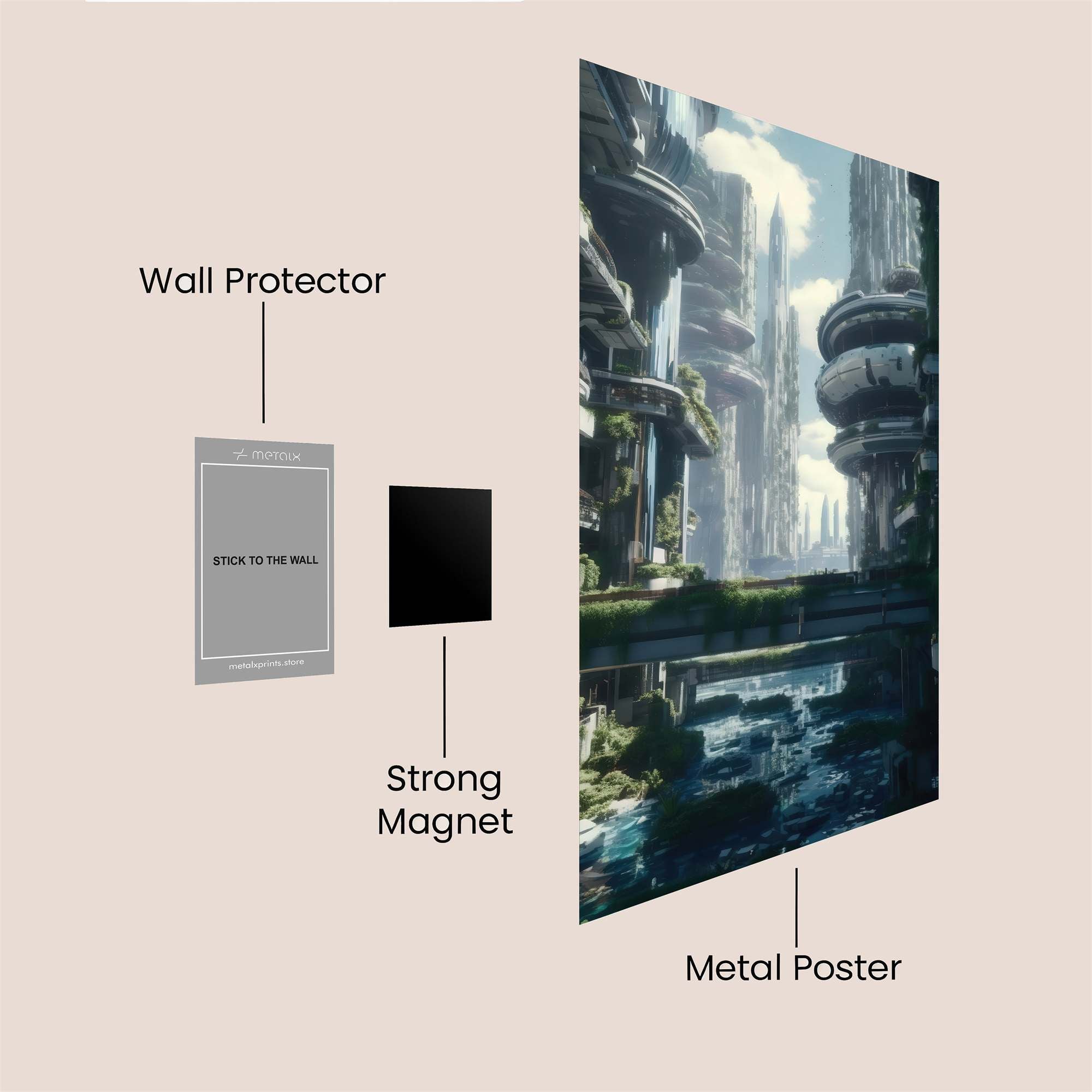 Eco-Future Safe Wall Magnetic / M
