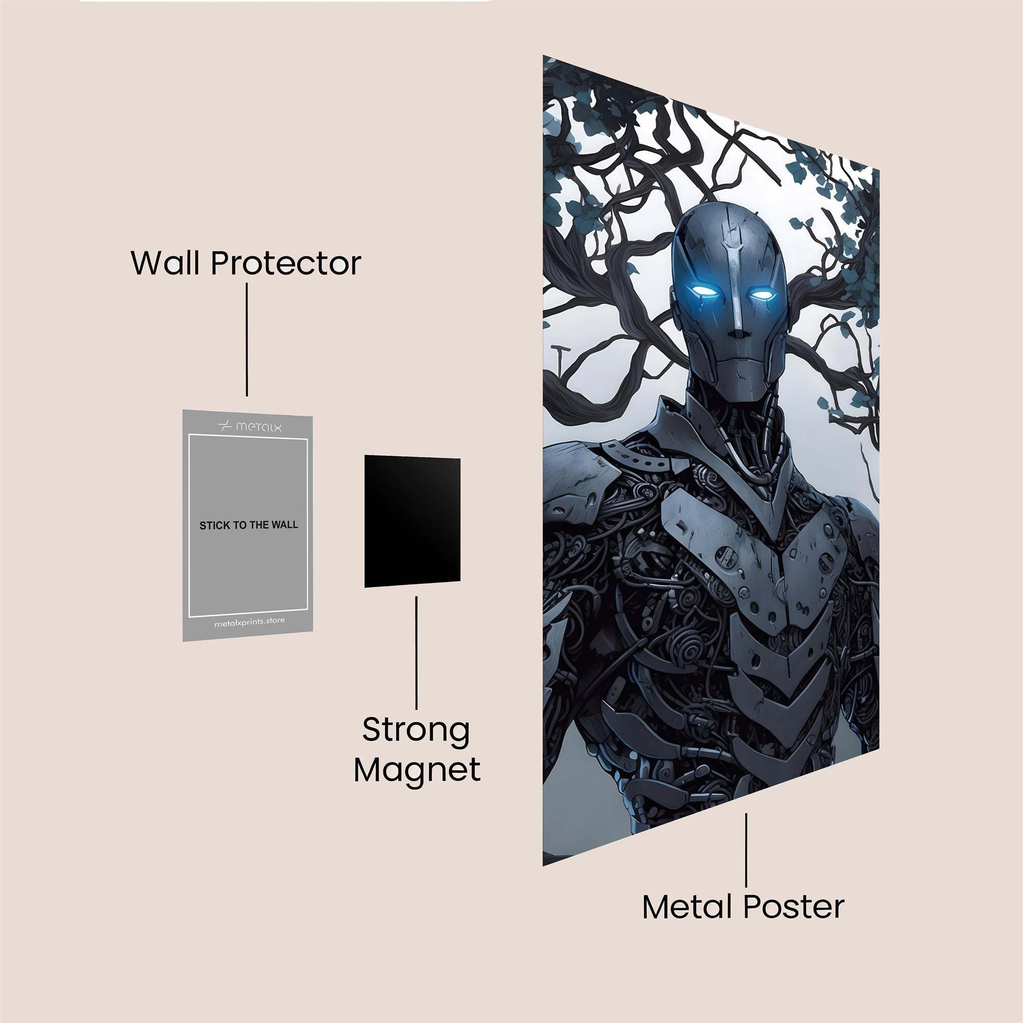Sentinel Serenity Safe Wall Magnetic / M