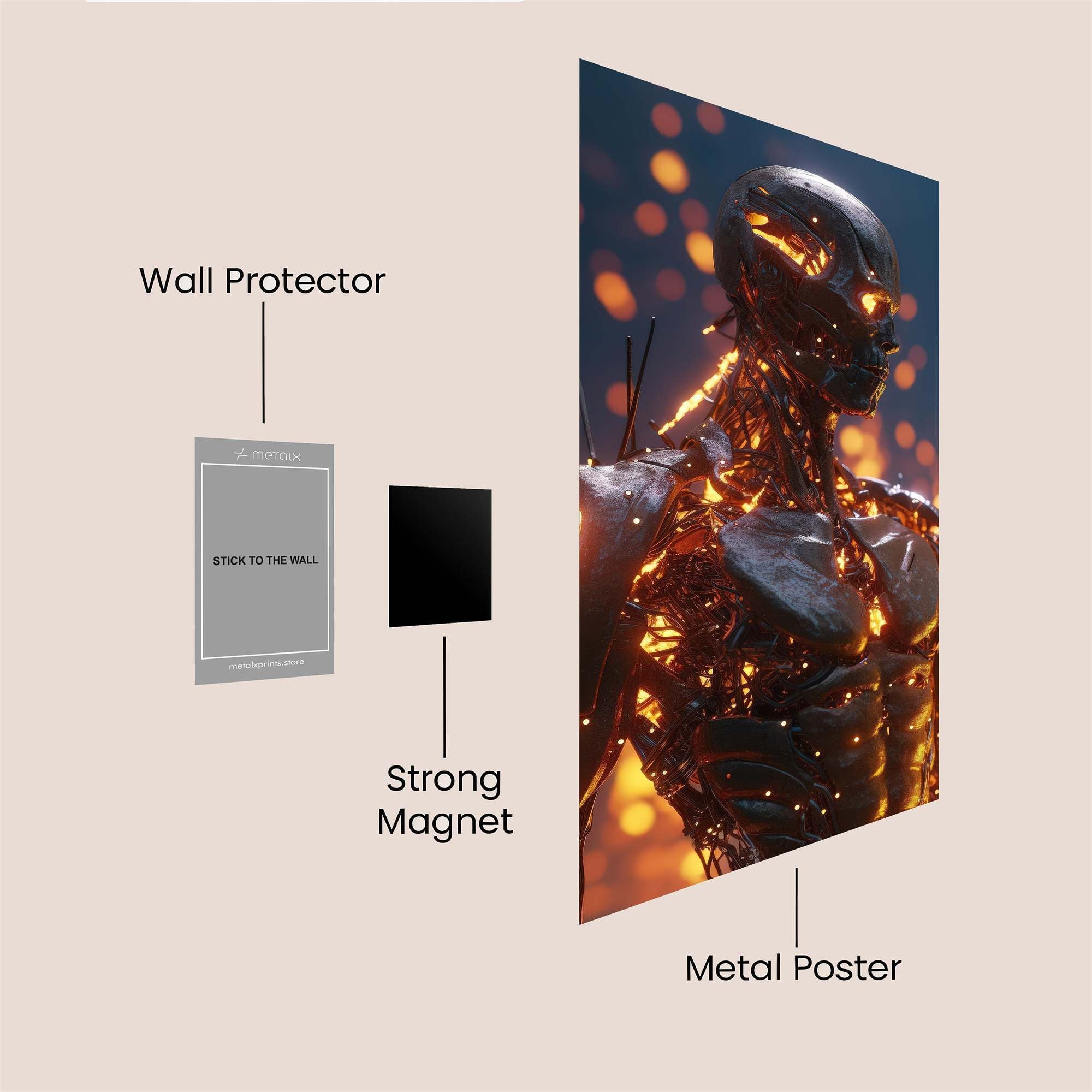 Robot Resurgence Safe Wall Magnetic / M
