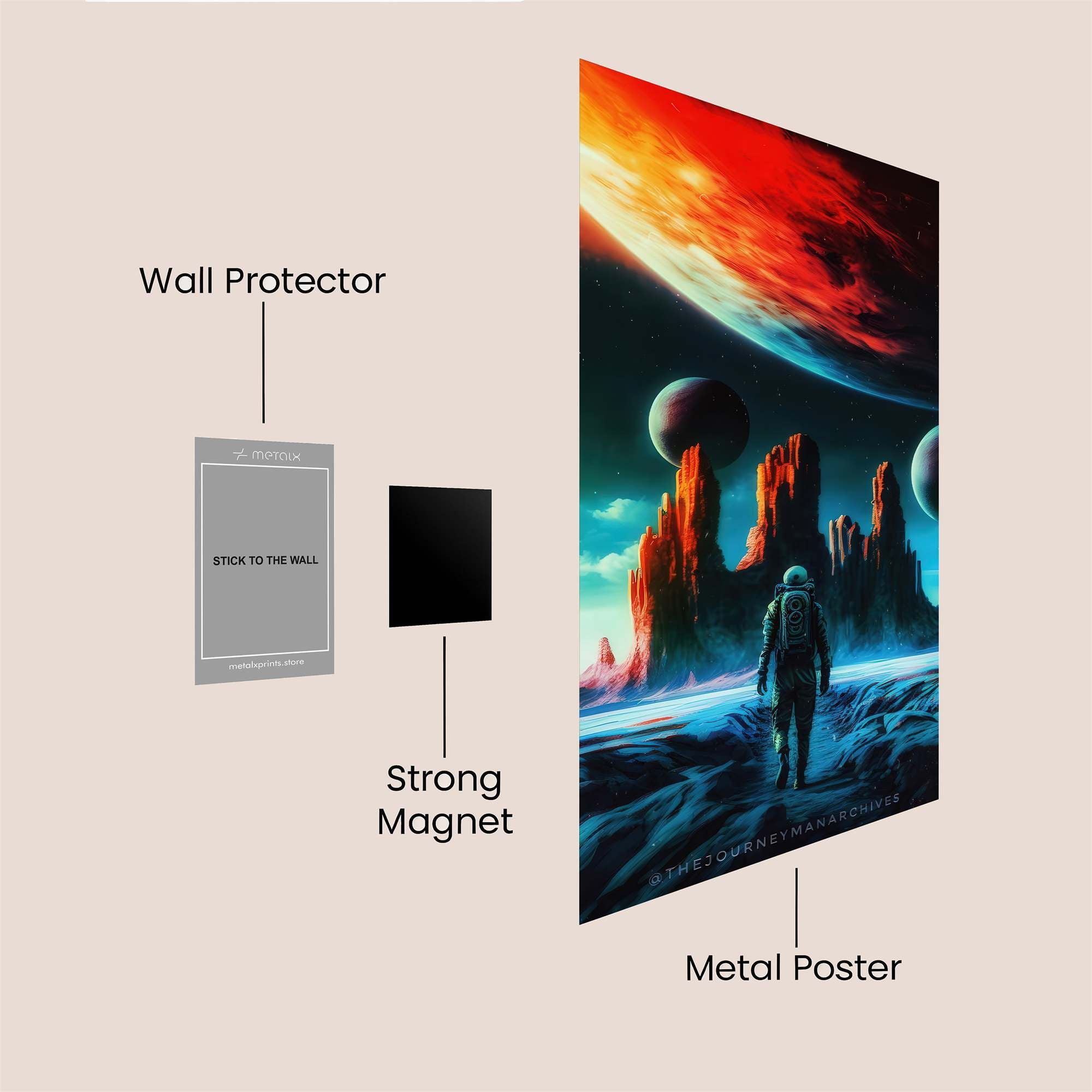 Cosmic Wonder Safe Wall Magnetic / M