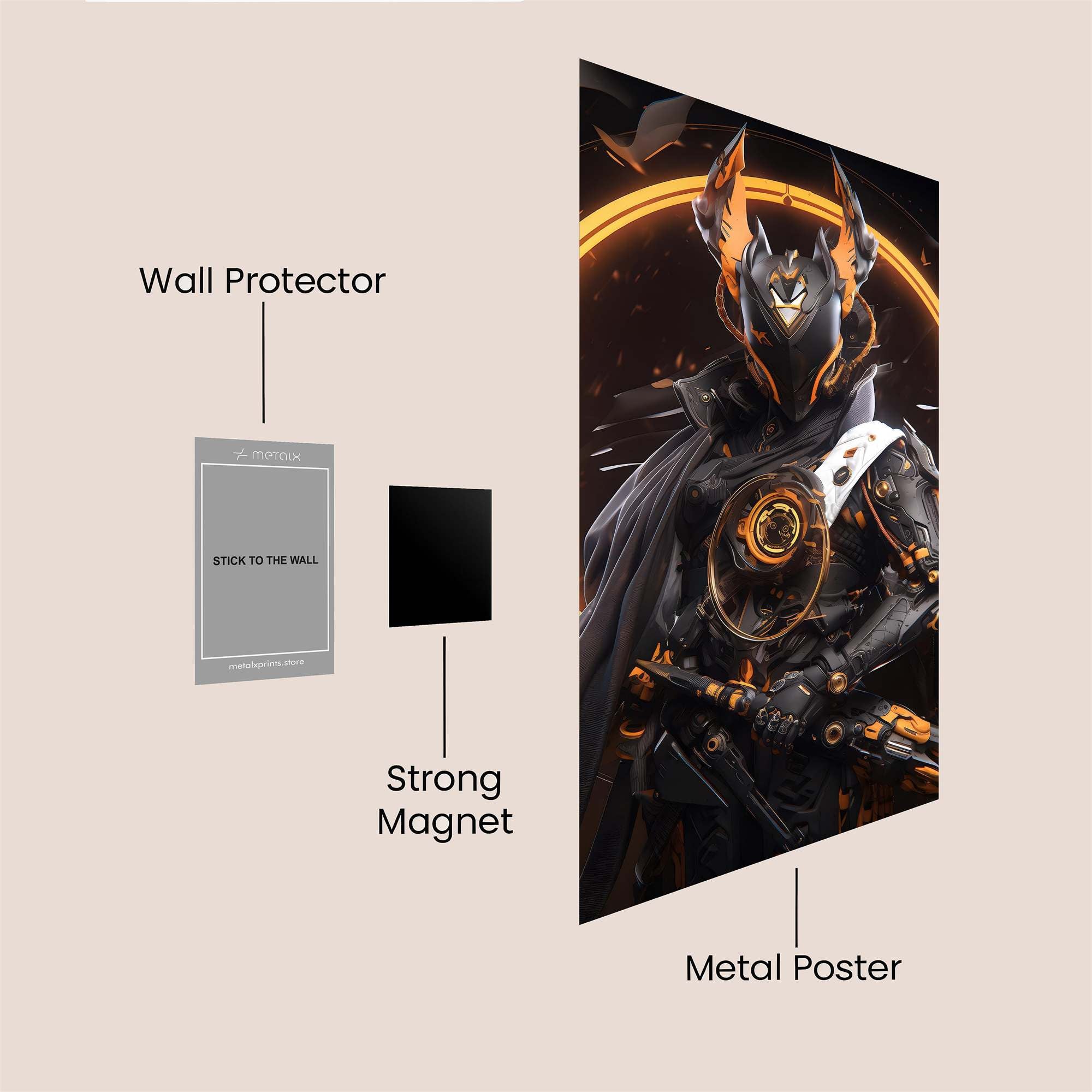 Knight Enigmatic Safe Wall Magnetic / M