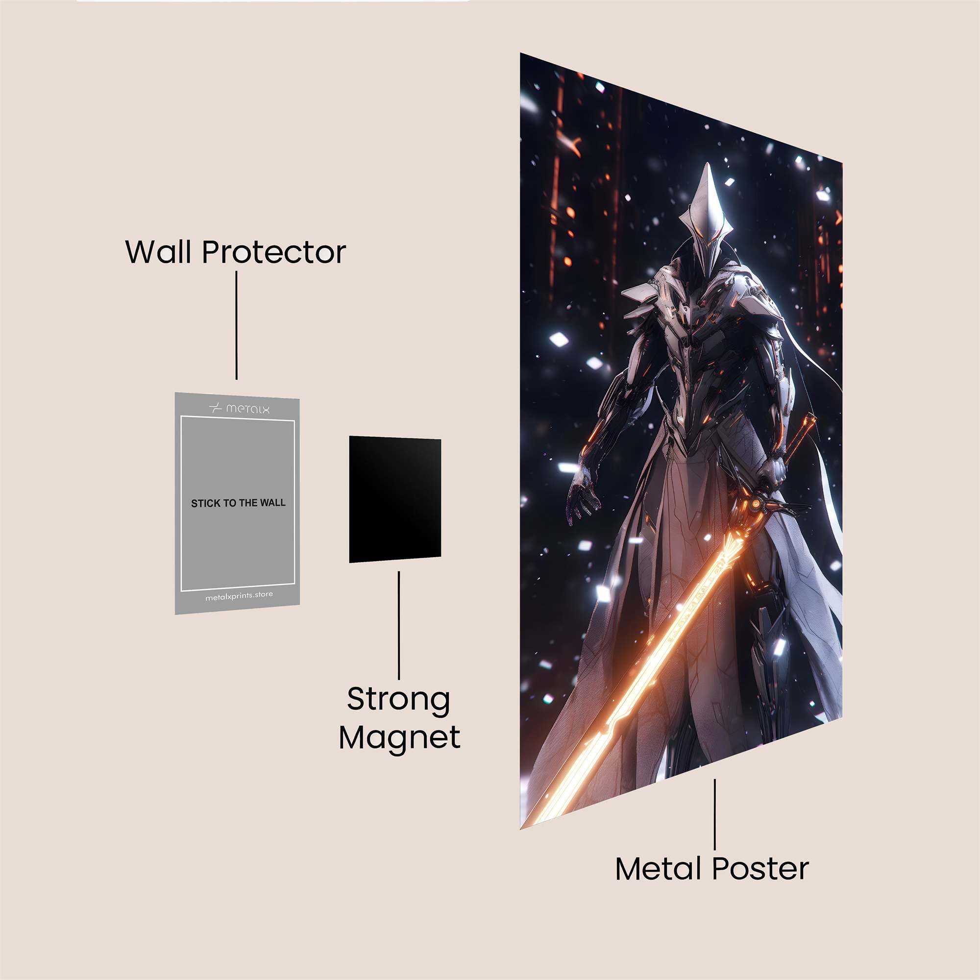 Knight Serene Safe Wall Magnetic / M