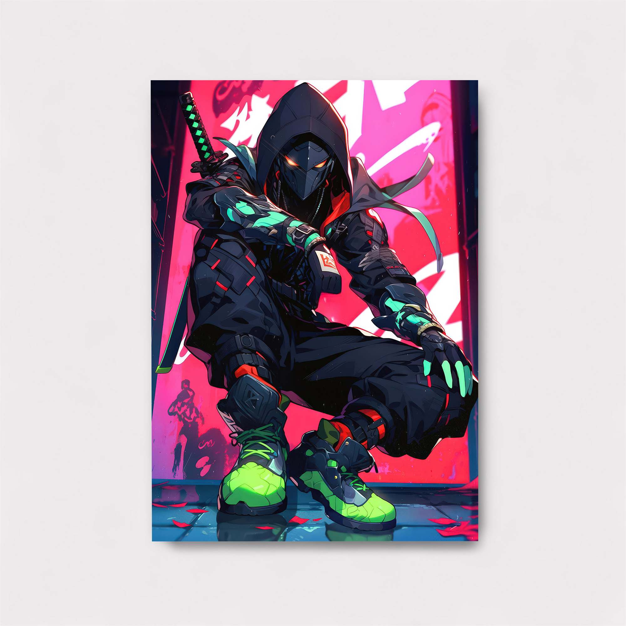 Cyber Ninja Safe Wall Magnetic / M