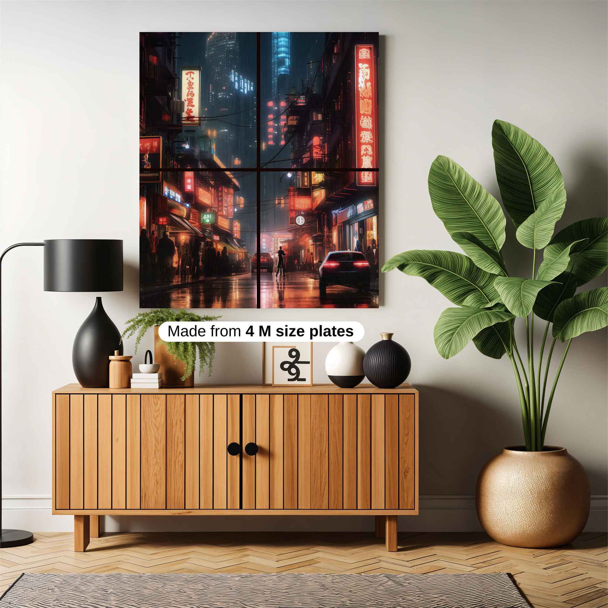 Neon Serenity Safe Wall Magnetic / M
