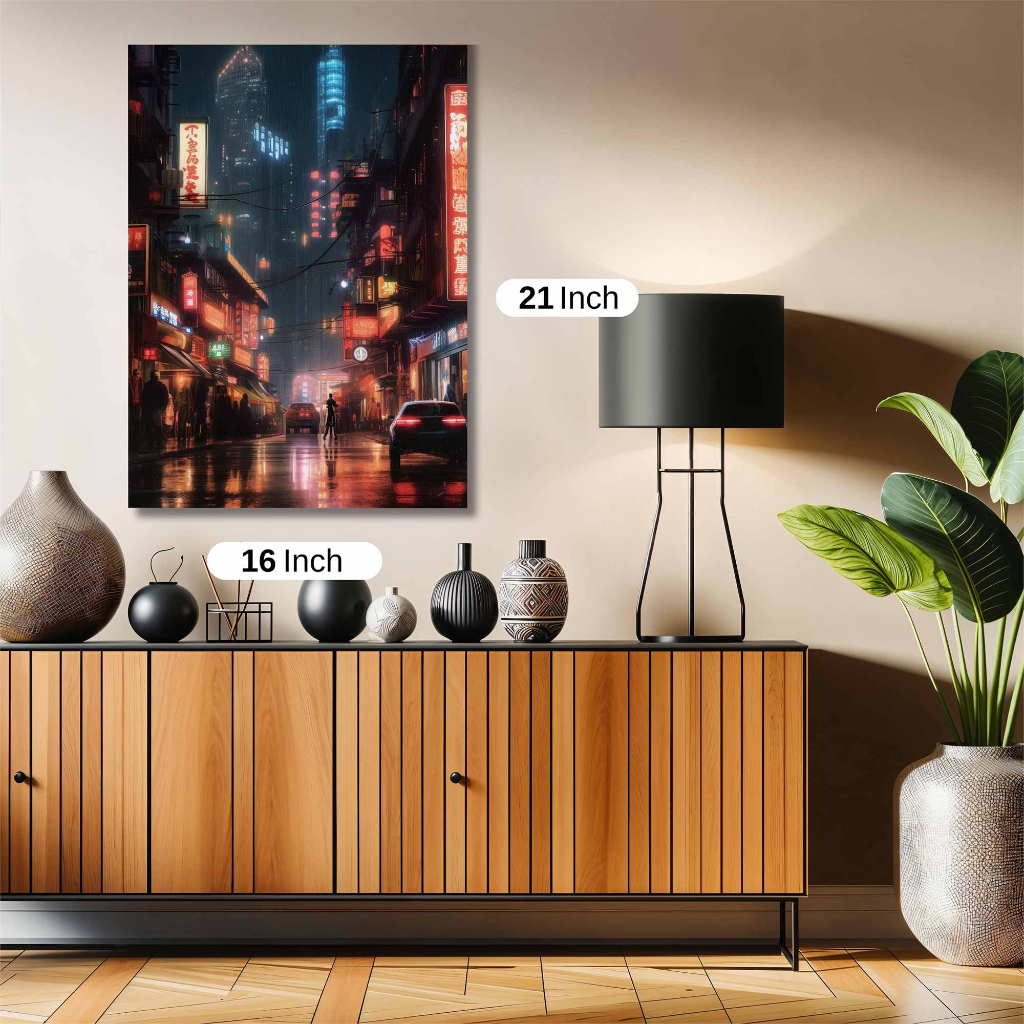 Neon Serenity Safe Wall Magnetic / M