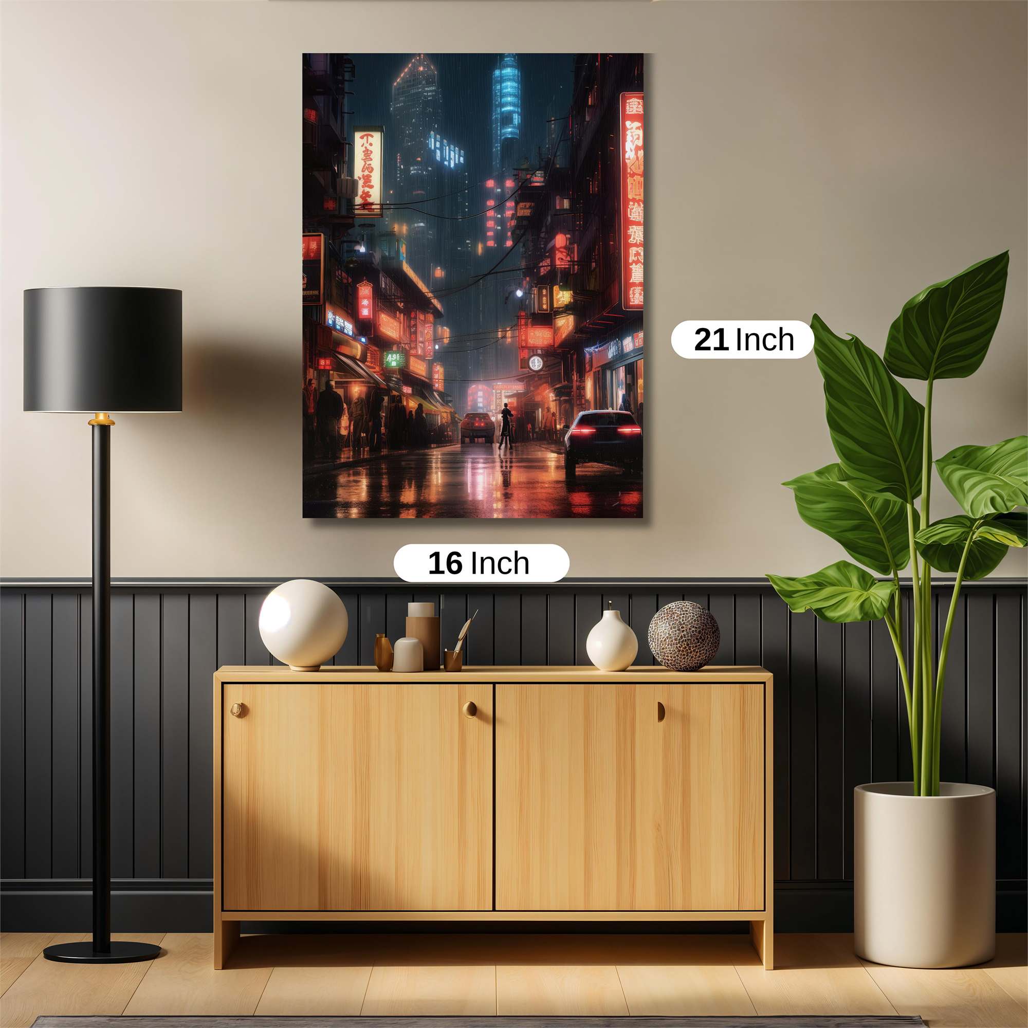 Neon Serenity Safe Wall Magnetic / M