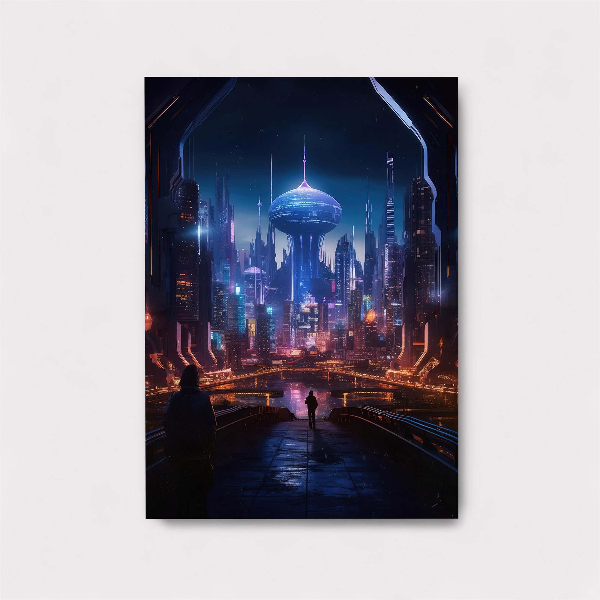 Futuristic Serenity Safe Wall Magnetic / M