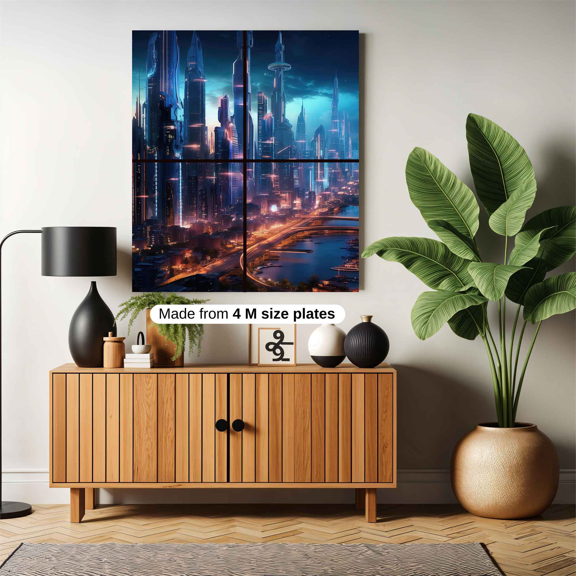 Neon Dusk Safe Wall Magnetic / M