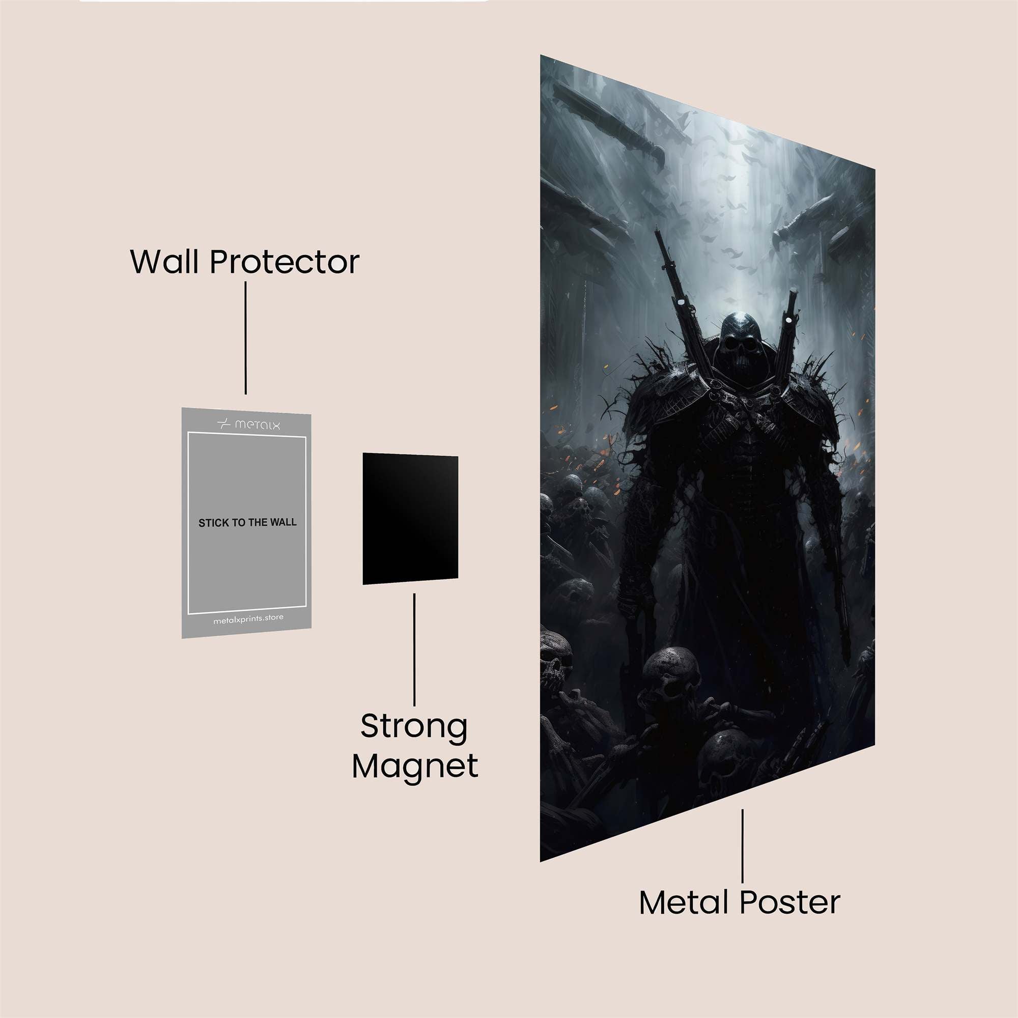 Doom Slayer Safe Wall Magnetic / M