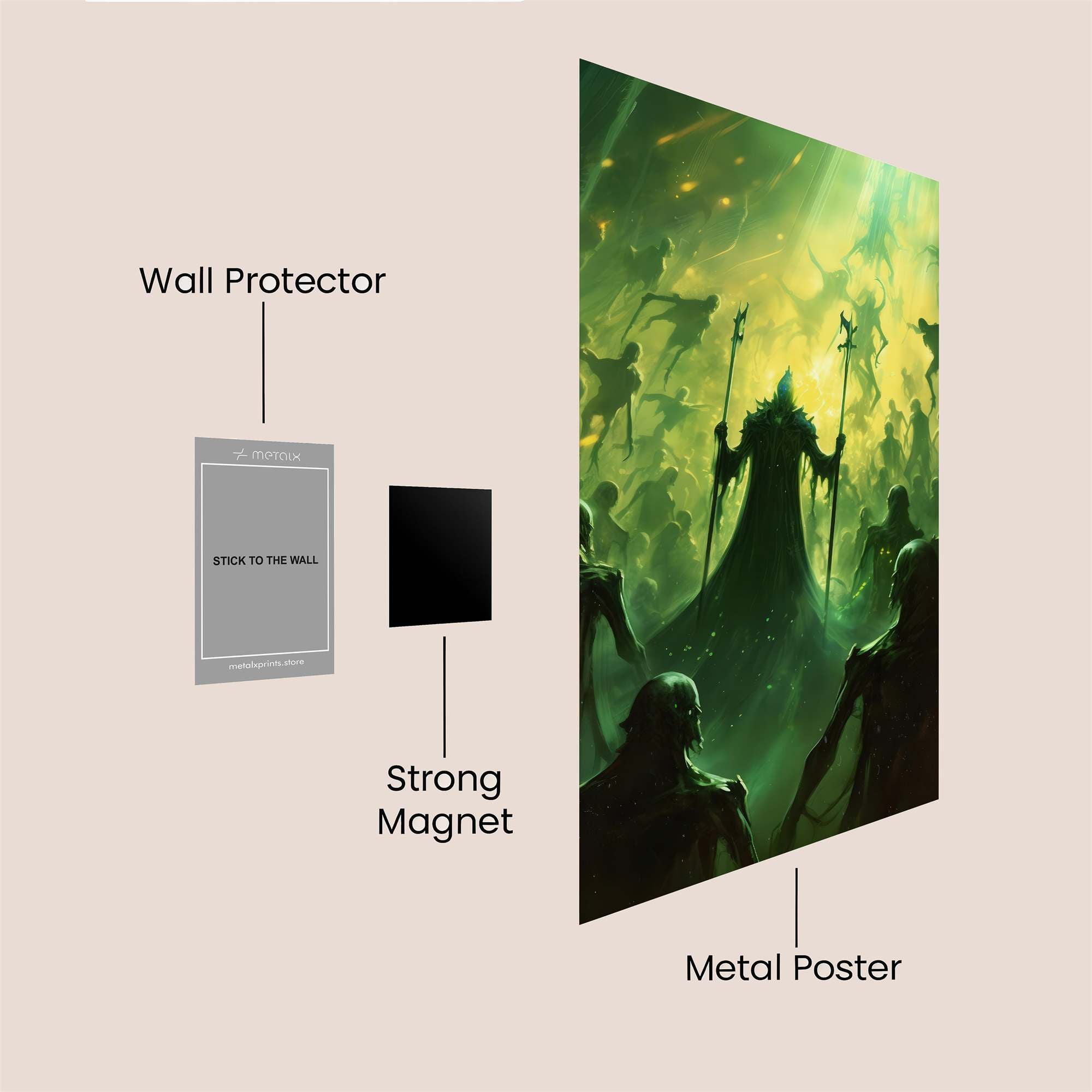Necromancer Ascendant Safe Wall Magnetic / M