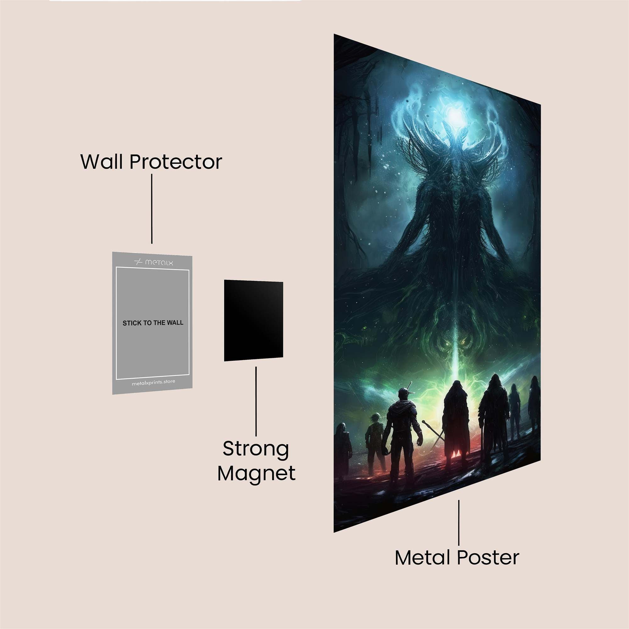 Cthulhu Awakening Safe Wall Magnetic / M