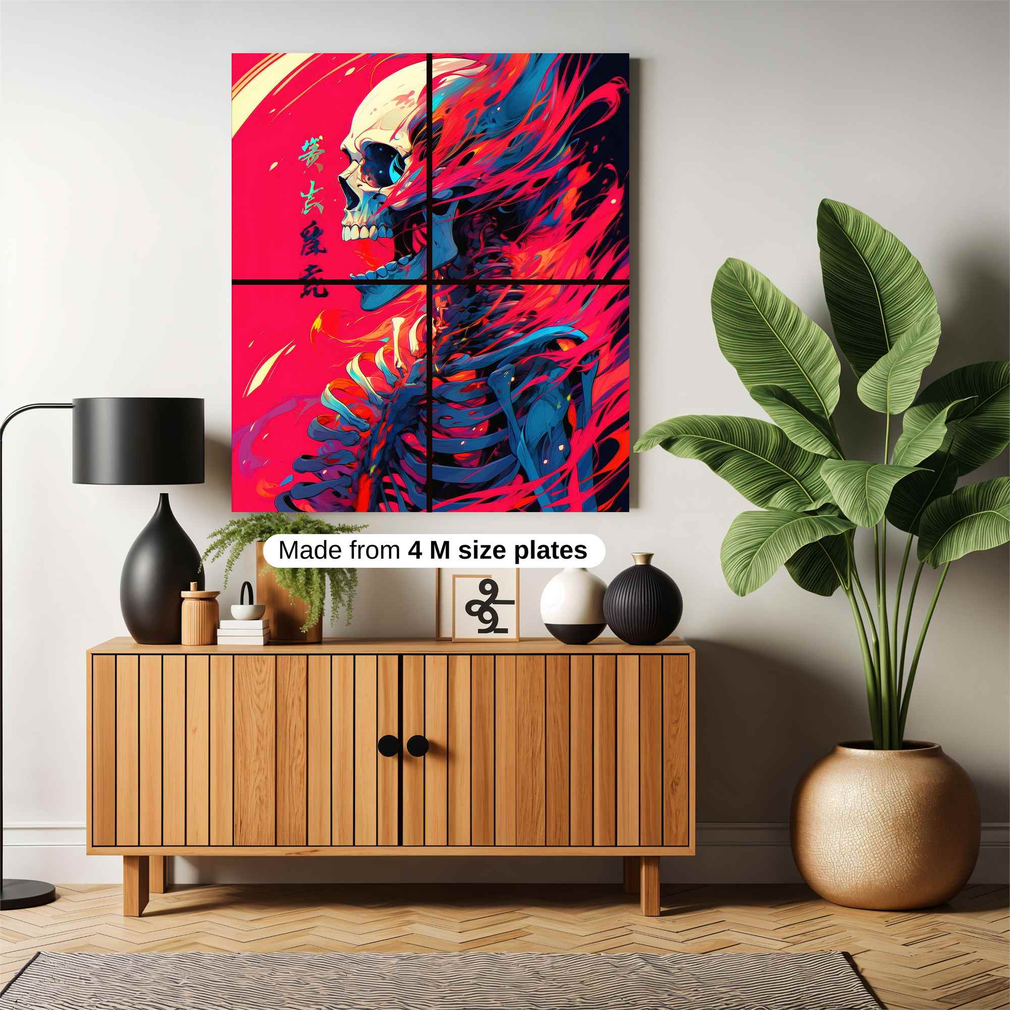 Skeleton Blaze Safe Wall Magnetic / M
