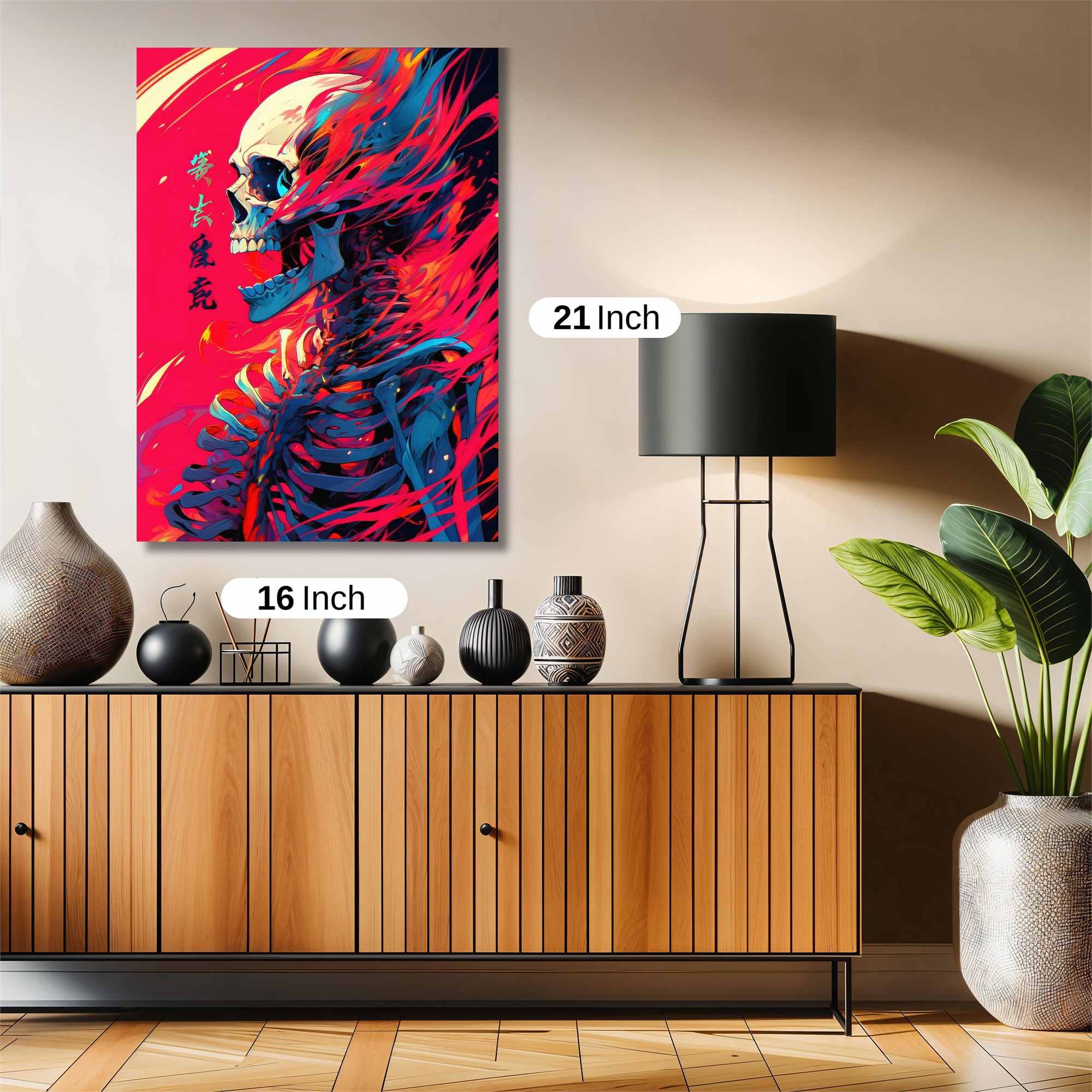 Skeleton Blaze Safe Wall Magnetic / M