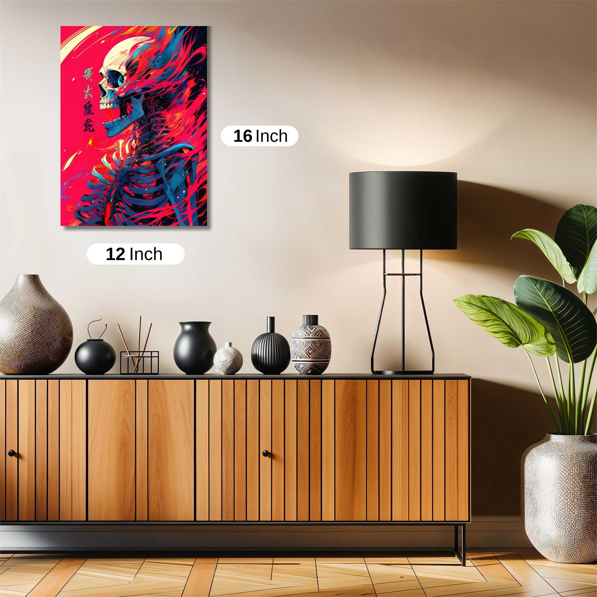 Skeleton Blaze Safe Wall Magnetic / M