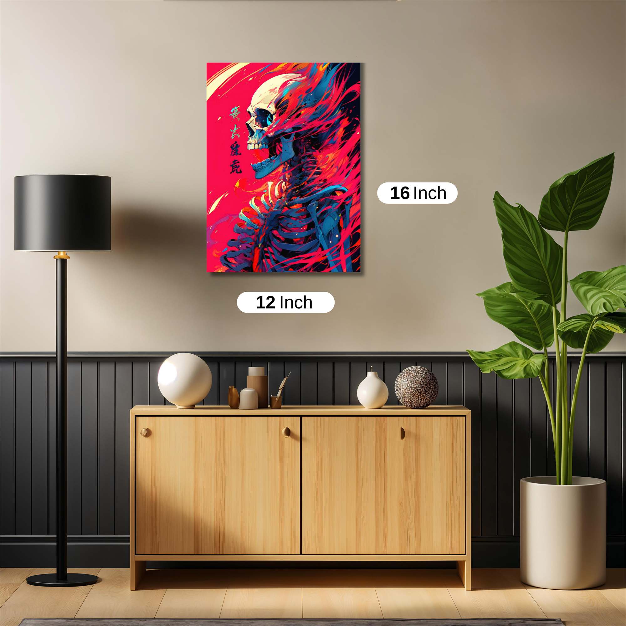 Skeleton Blaze Safe Wall Magnetic / M