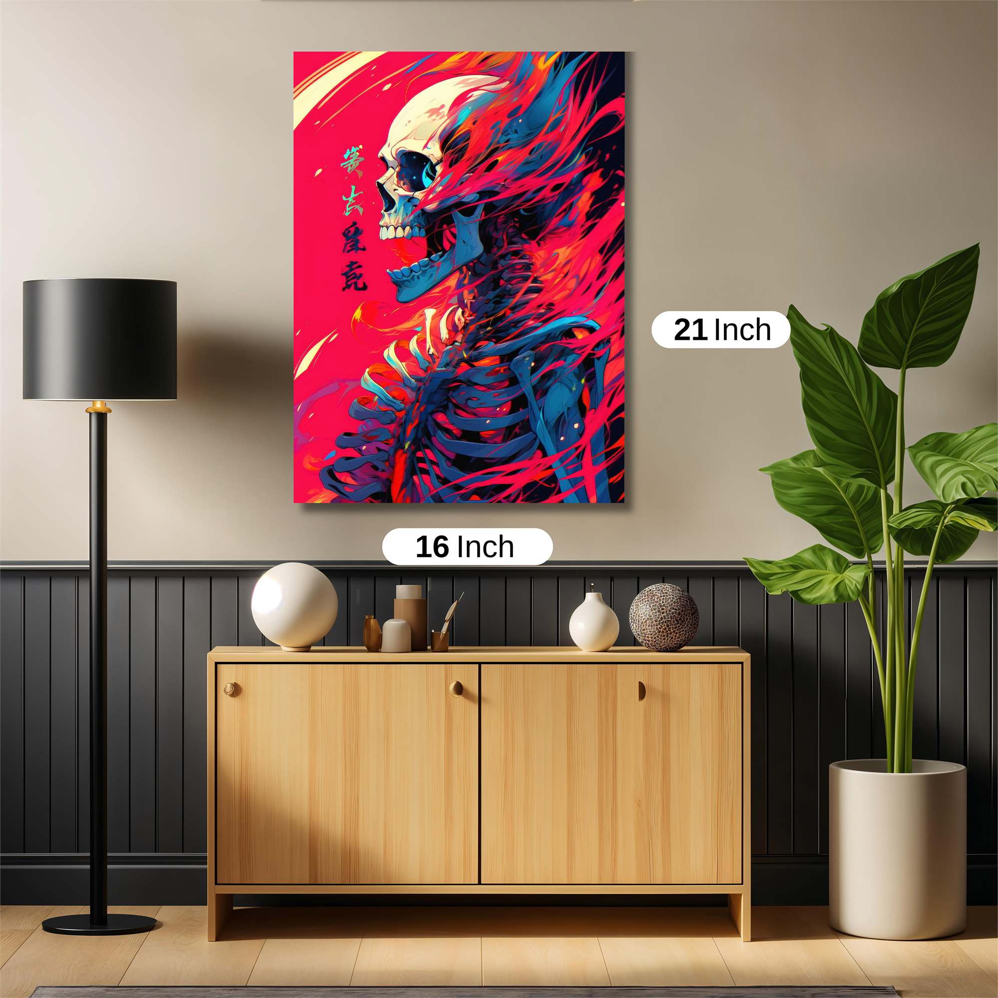 Skeleton Blaze Safe Wall Magnetic / M