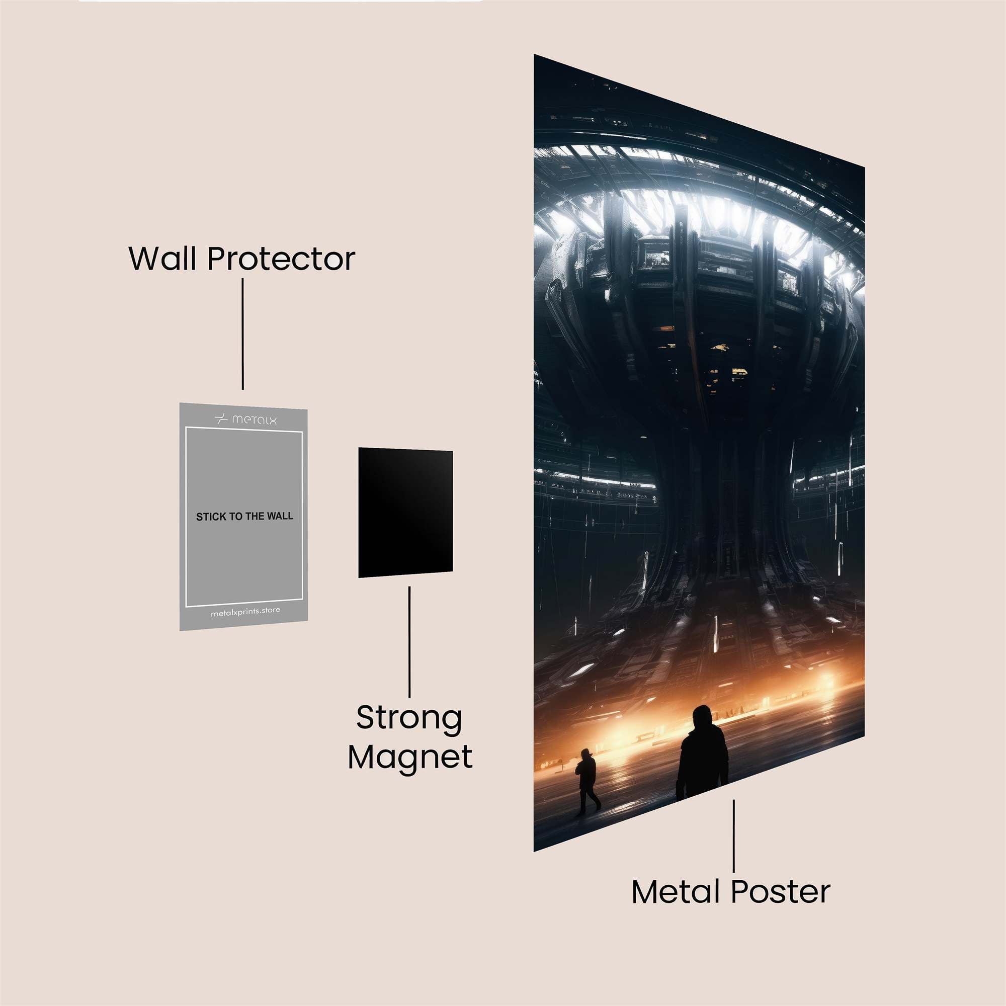 Alien Enigma Safe Wall Magnetic / M