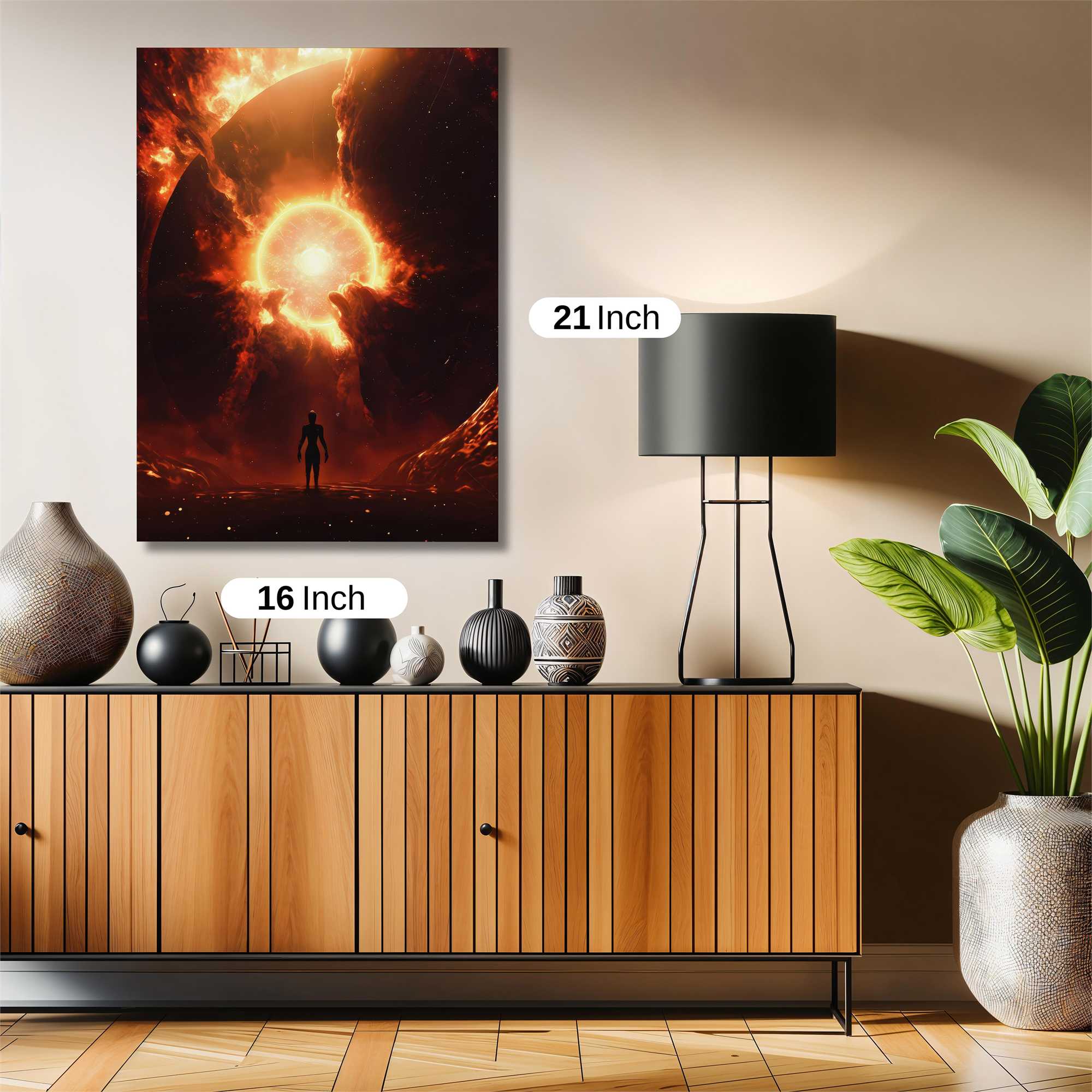 Sunrise Apocalyptic Safe Wall Magnetic / M