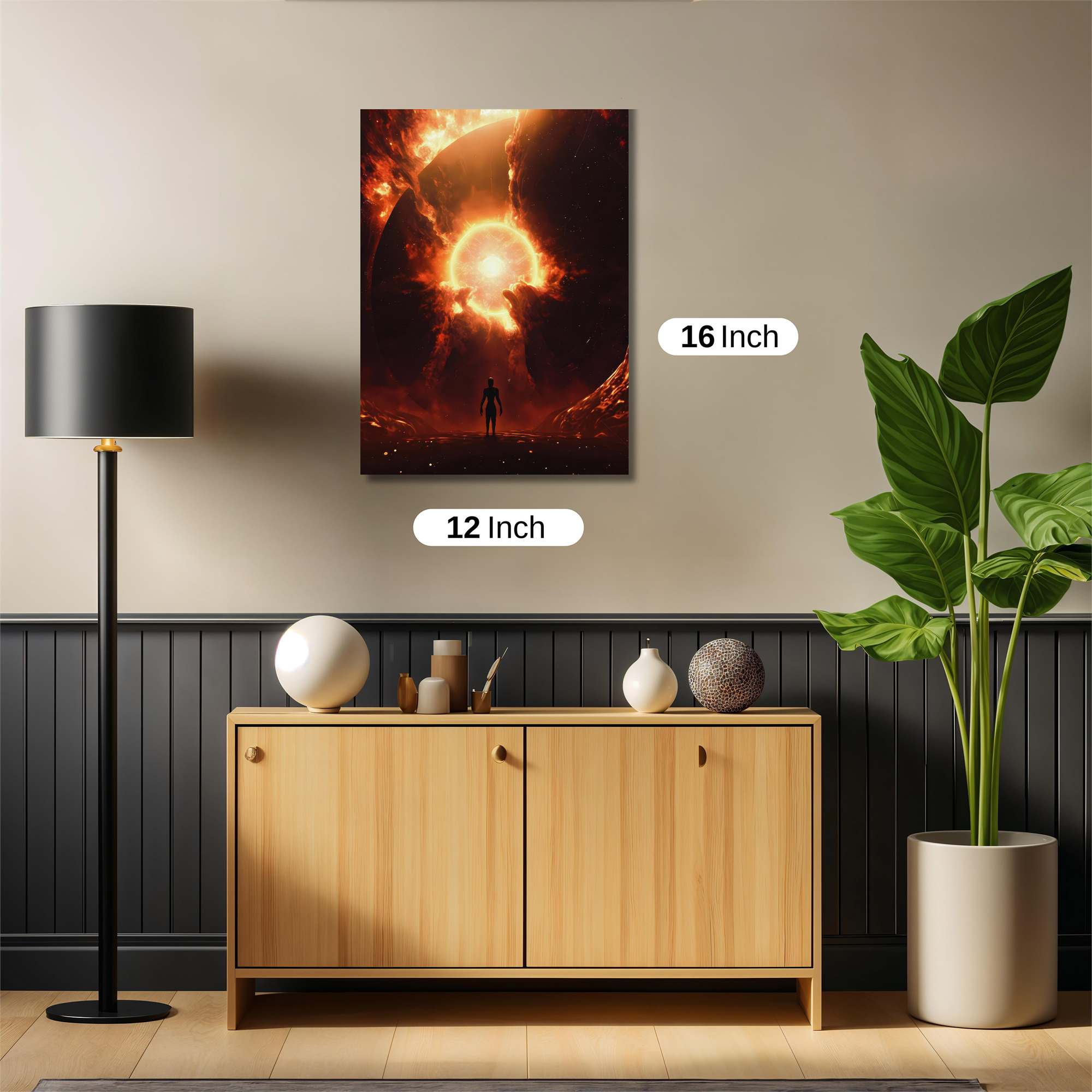 Sunrise Apocalyptic Safe Wall Magnetic / M