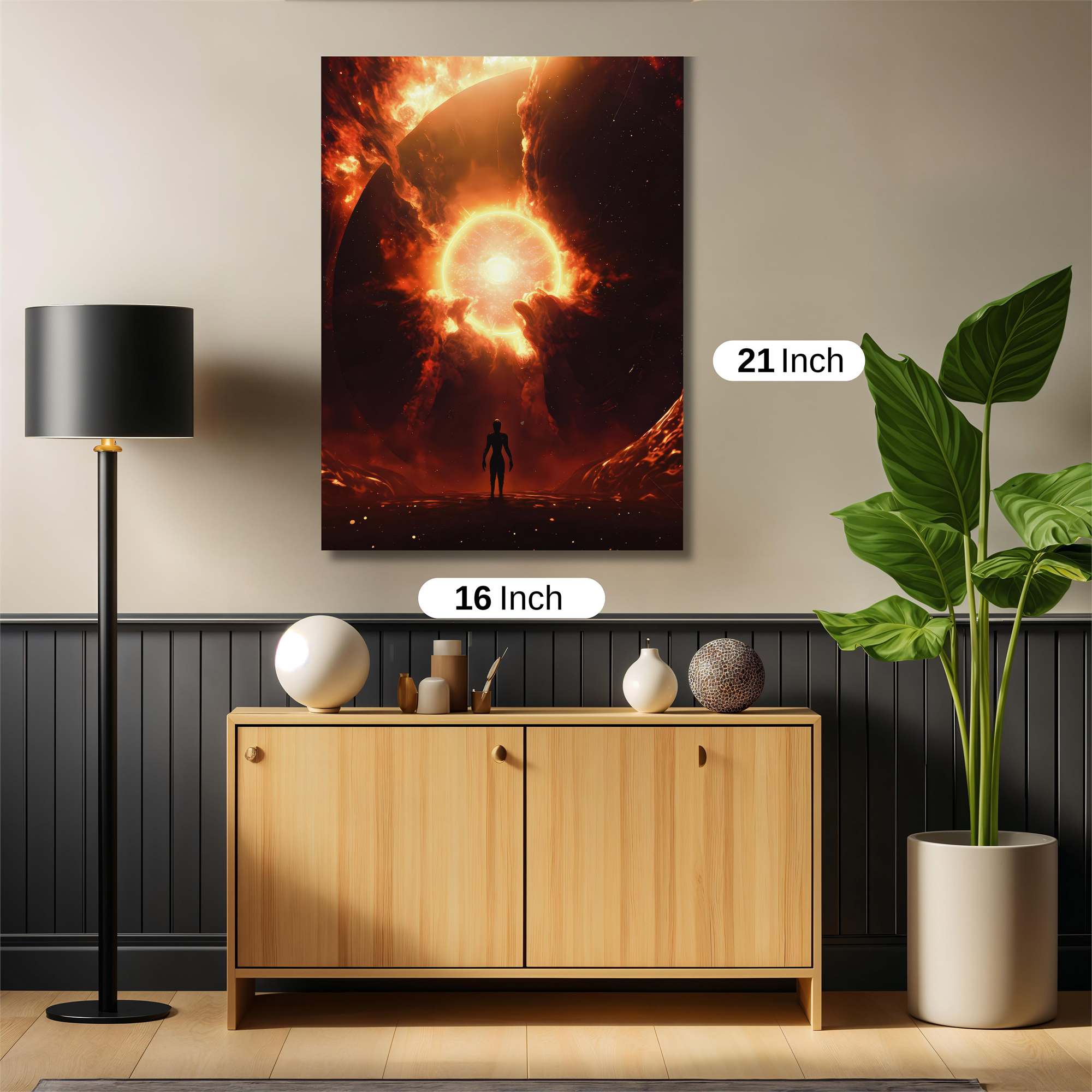 Sunrise Apocalyptic Safe Wall Magnetic / M