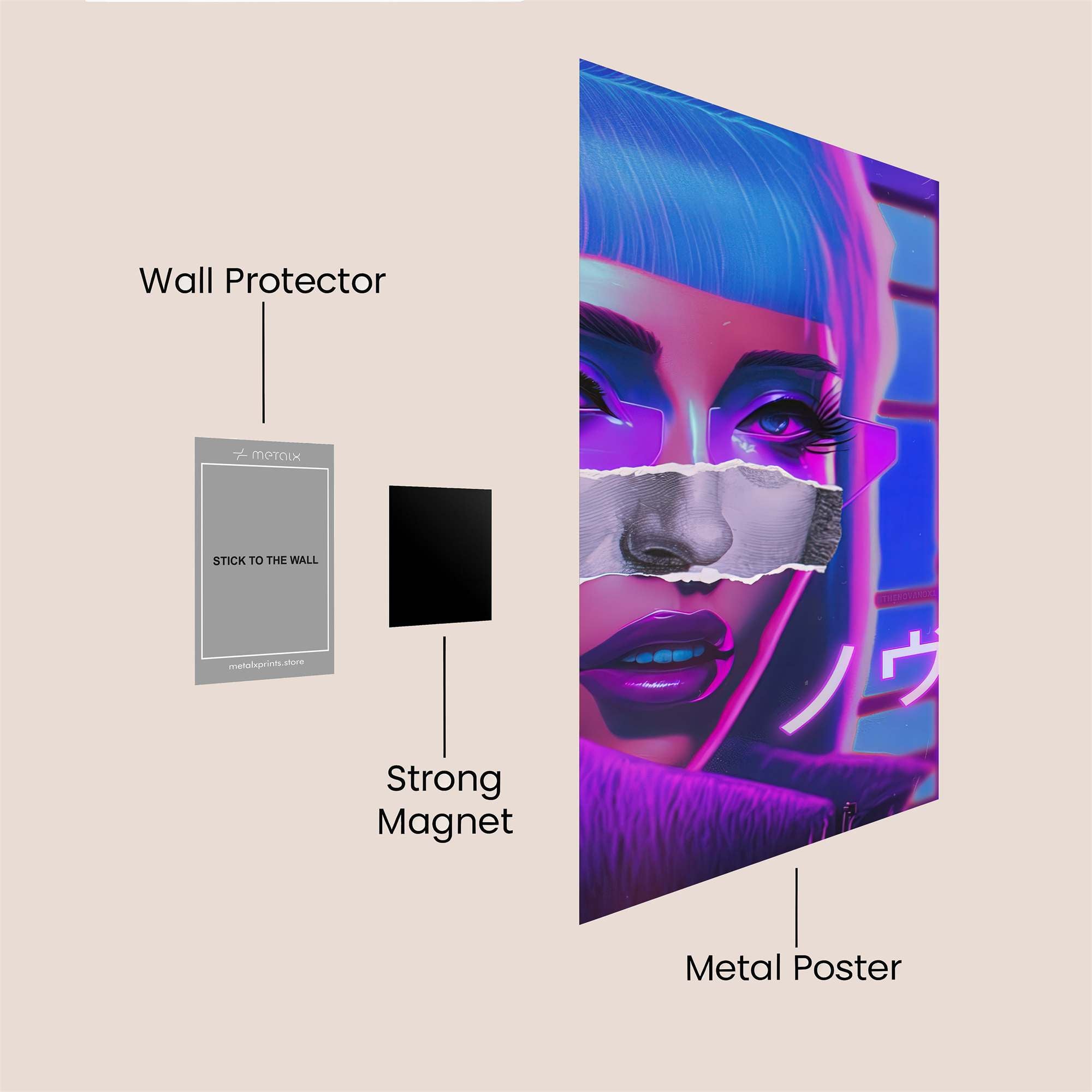 Cyber Enigma Safe Wall Magnetic / M