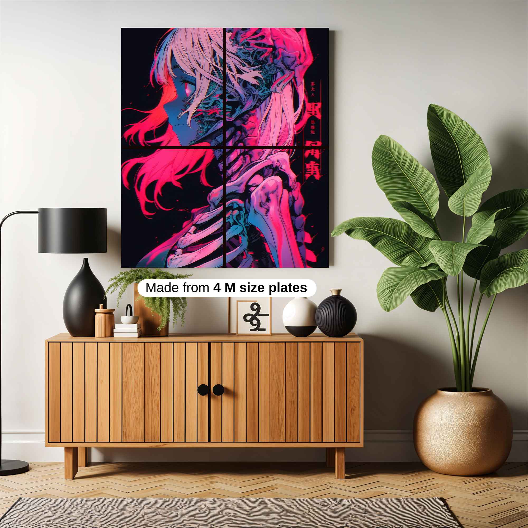 NeonSkeleton Safe Wall Magnetic / M